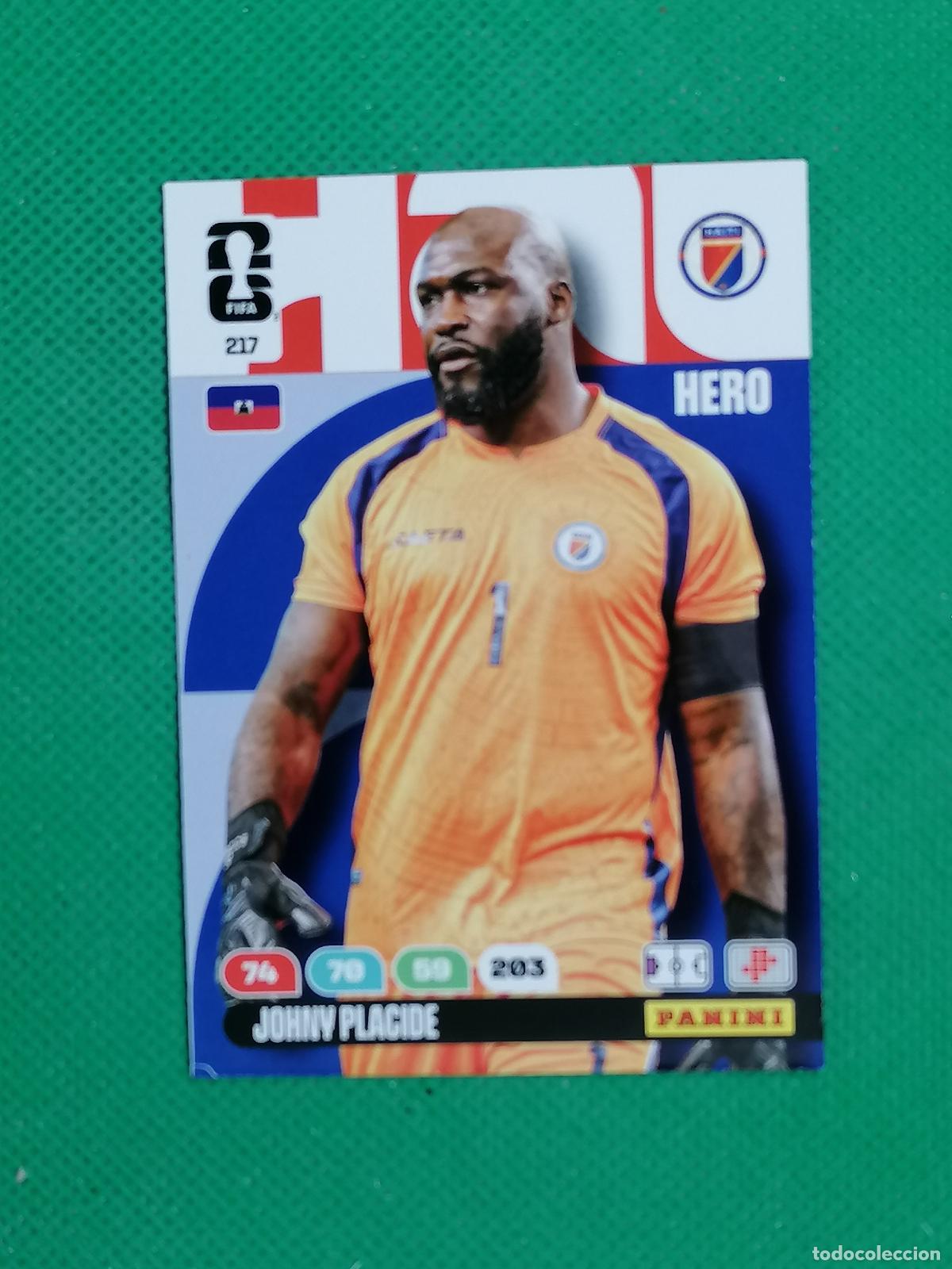 Cromos de Futebol: 217 JOHNY PLACIDE HAITI HERO ⚽ PANINI ADRENALYN FIFA WORLD CUP 26 2026 ⚽