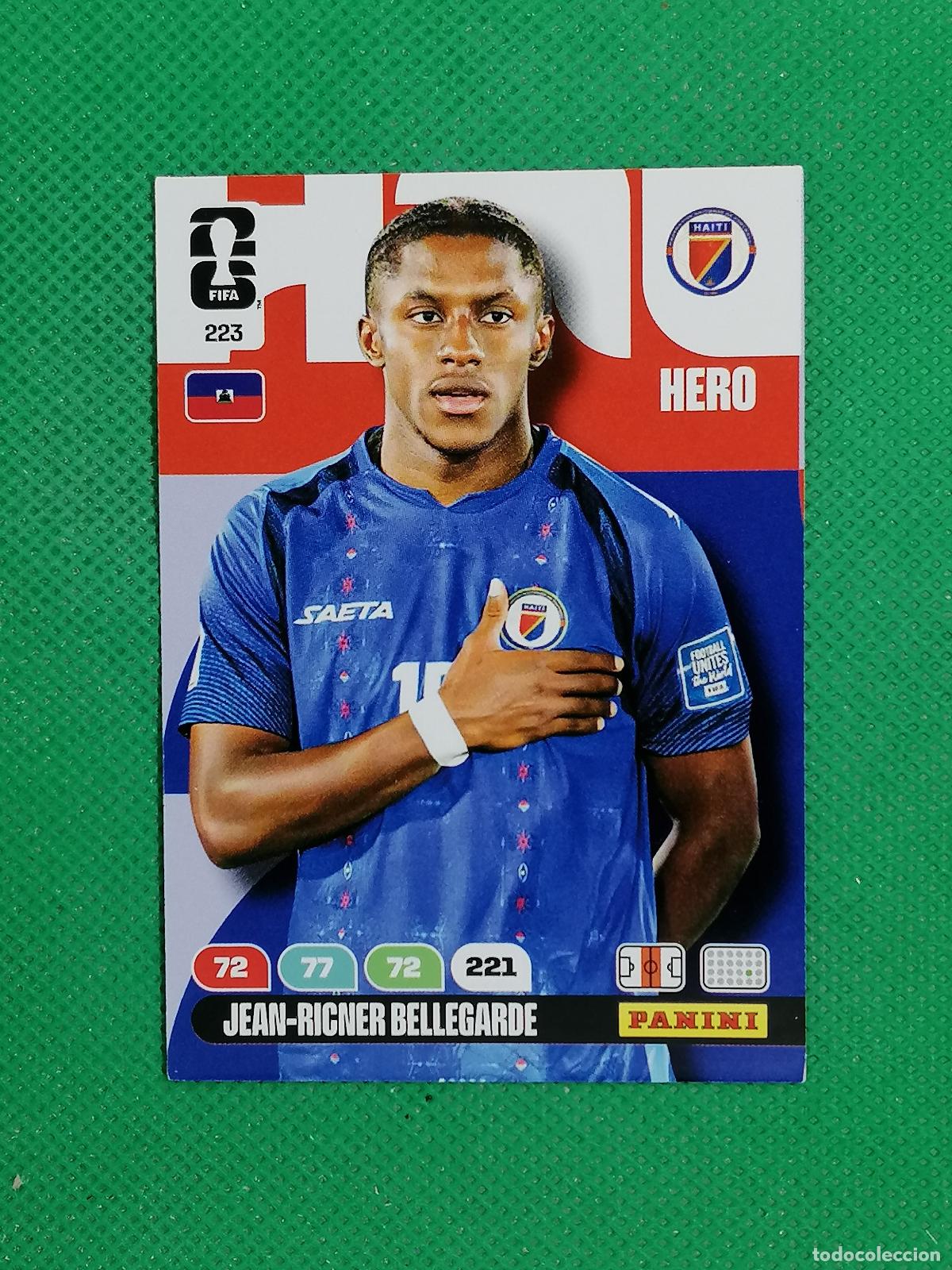 Cromos de F&uacute;tbol: 223 JEAN RICNER BELLEGARDE HAITI HERO ⚽ PANINI ADRENALYN FIFA WORLD CUP 26 2026 ⚽