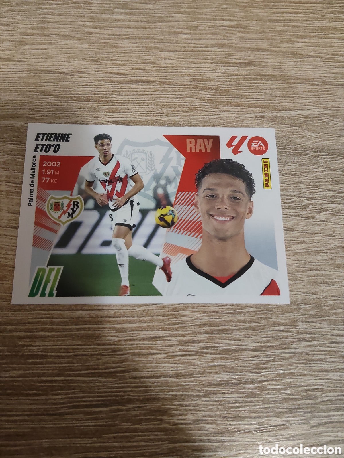 Cromos de F&uacute;tbol: Etienne Eto'o Rayo Vallecano liga 2025 2026;,25 26 ediciones este
