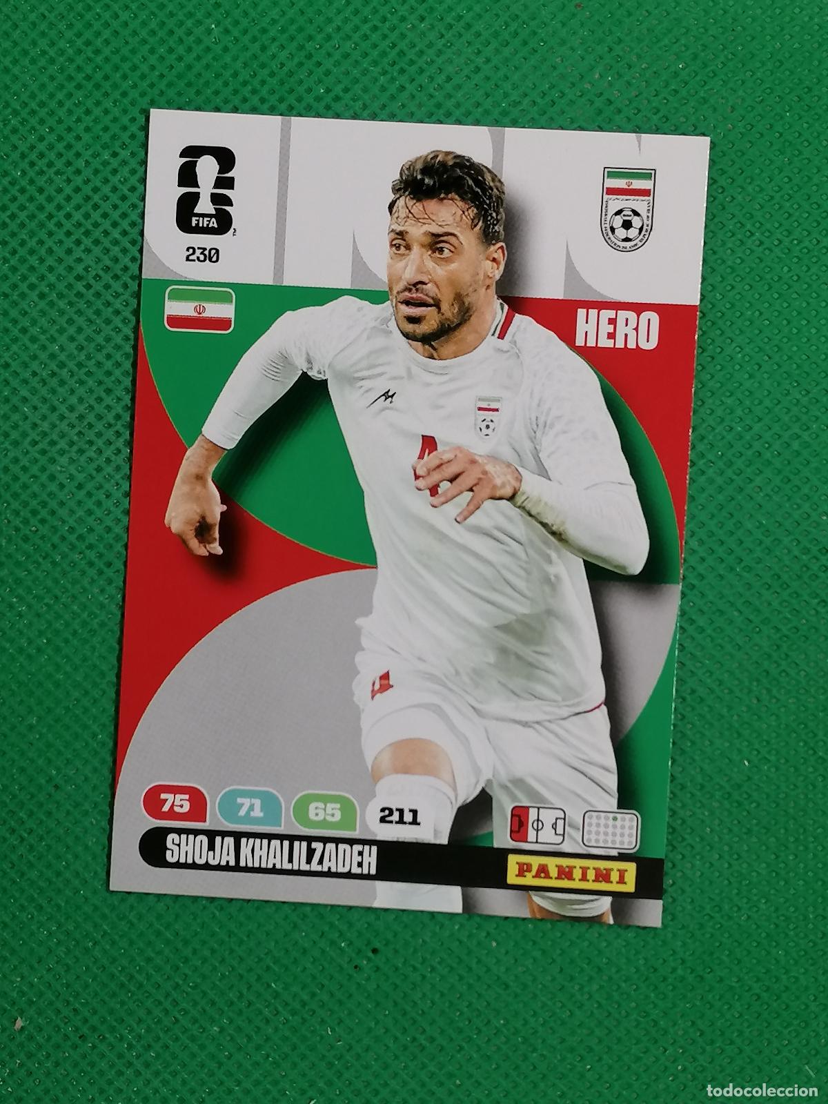 Cromos de F&uacute;tbol: 230 SHOJA KHALILZADEH IRAN HERO ⚽ PANINI ADRENALYN FIFA WORLD CUP 26 2026 ⚽