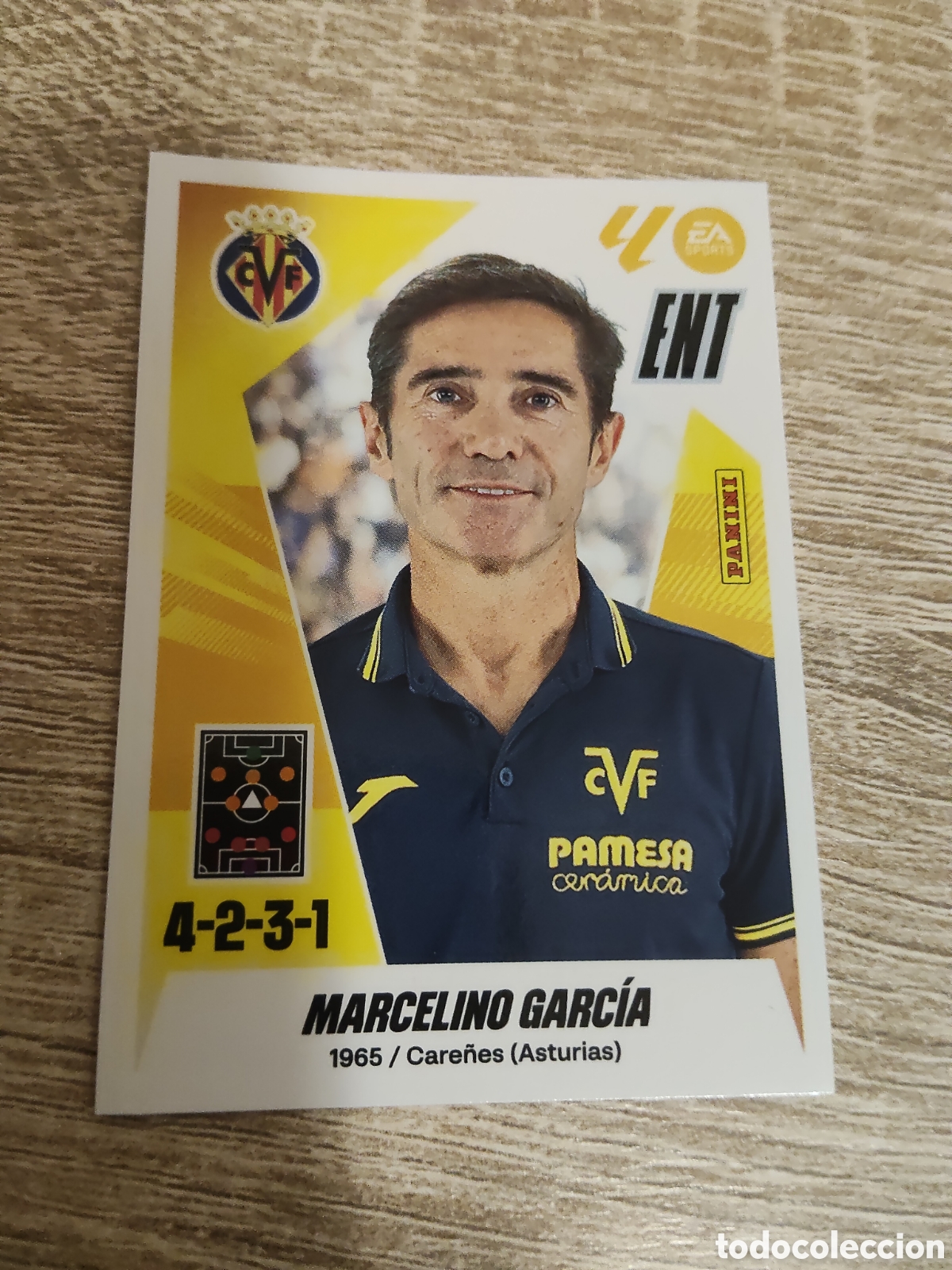 Cromos de F&uacute;tbol: Marcelino Garc&iacute;a Villarreal liga 2025 2026 25 26 ediciones este
