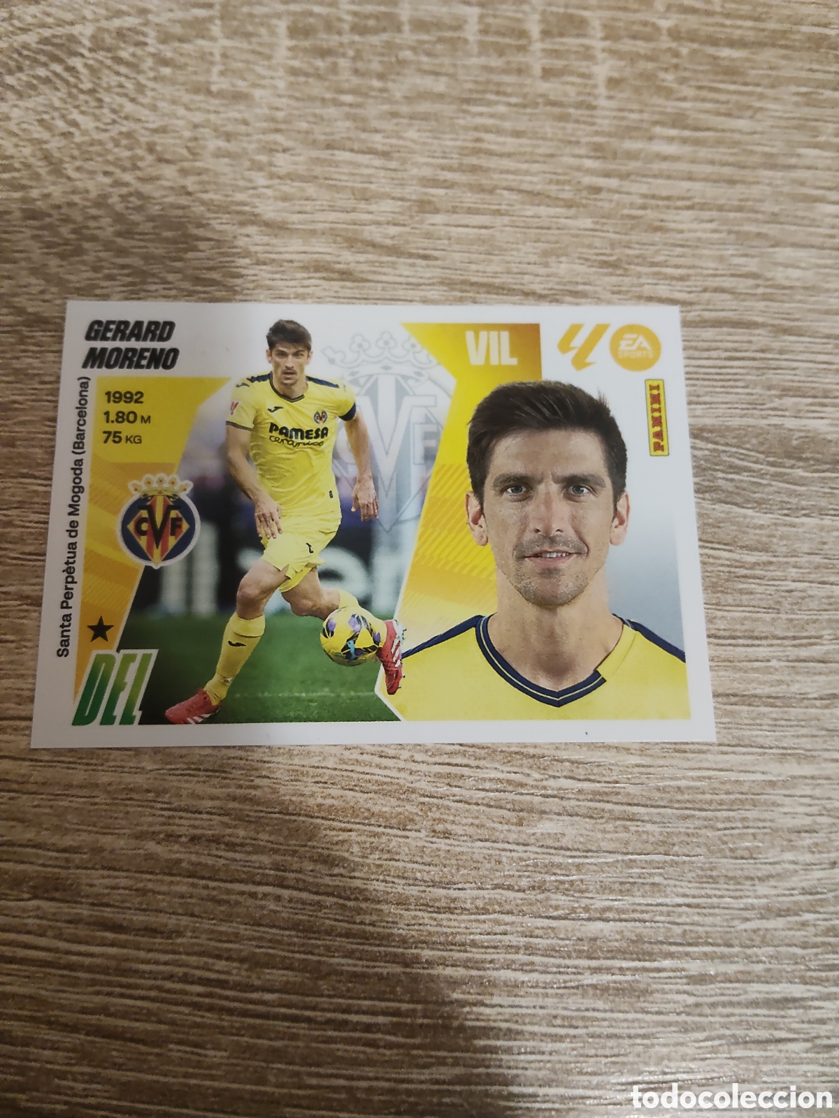 Cromos de F&uacute;tbol: Gerard Moreno Villarreal liga 2025 2026 25 26 ediciones este