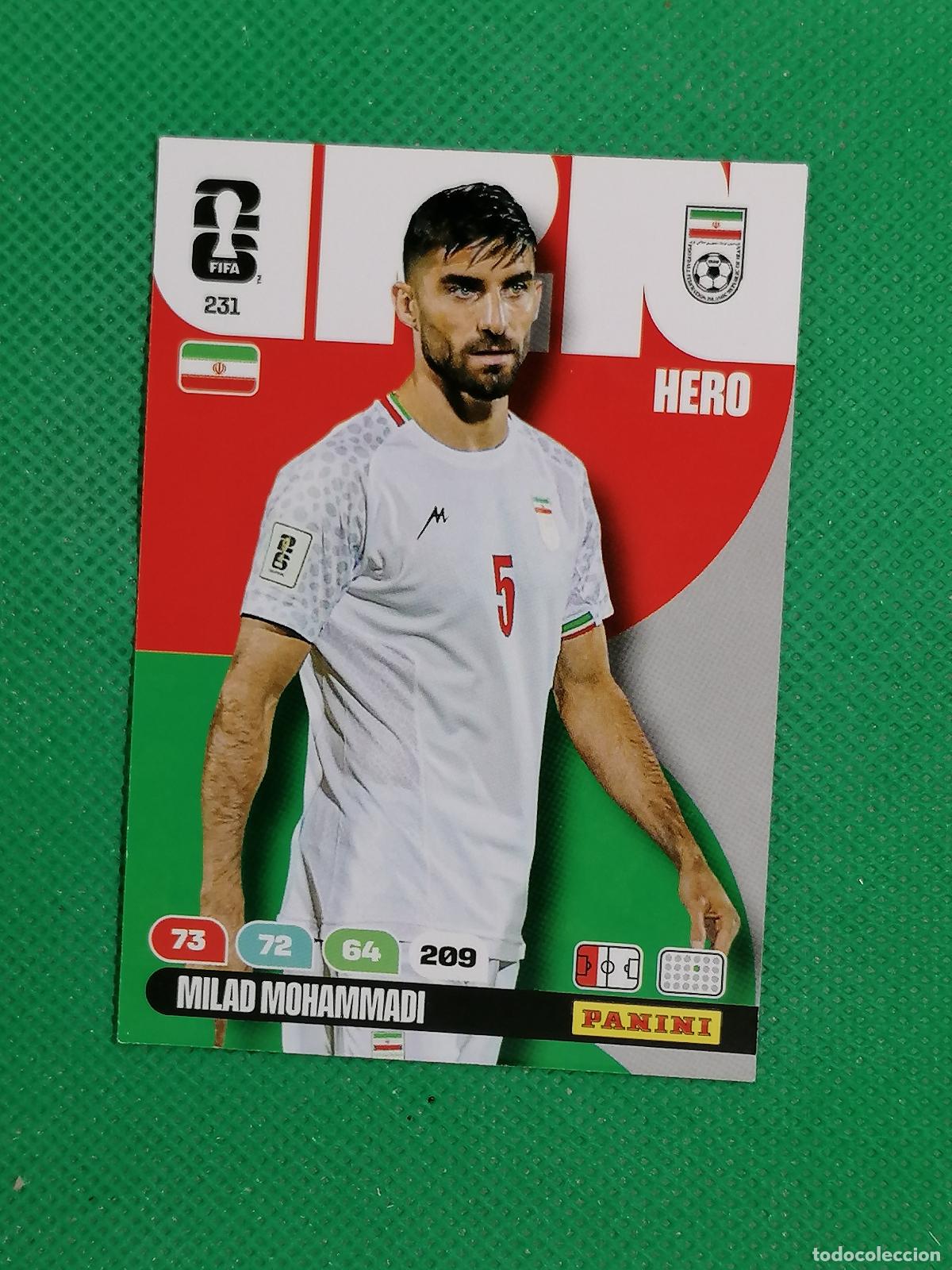 Cromos de F&uacute;tbol: 231 MILAD MOHAMMADI IRAN HERO ⚽ PANINI ADRENALYN FIFA WORLD CUP 26 2026 ⚽