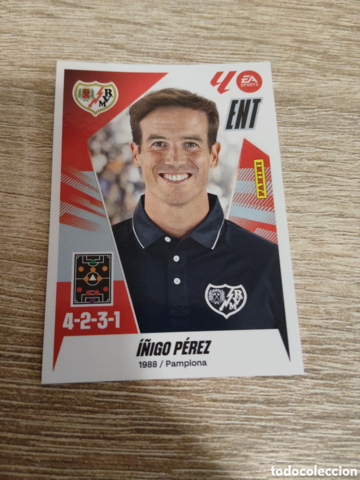 Cromos de F&uacute;tbol: &Iacute;&ntilde;igo P&eacute;rez Rayo Vallecano liga 2025 2026 25 26 ediciones este