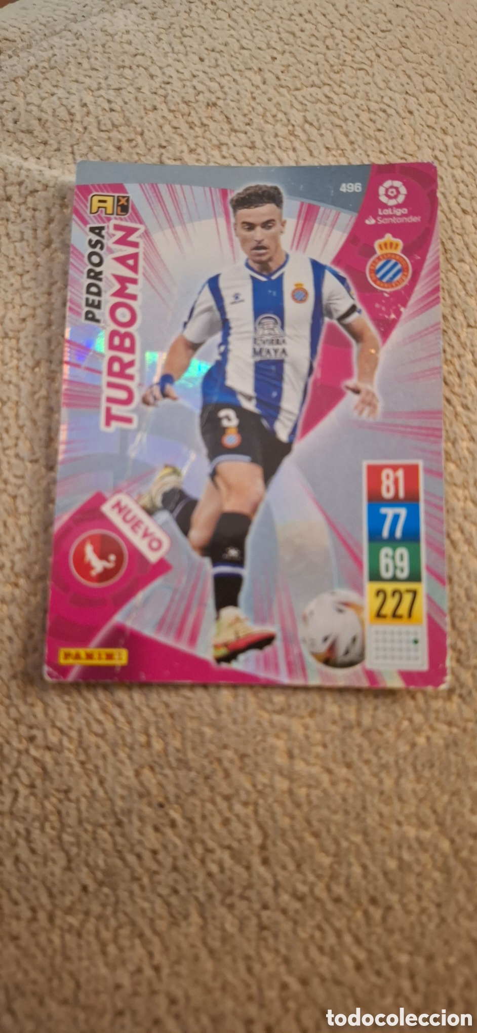 Cromos de F&uacute;tbol: ADRENALYN XL 2021 2022 - 496 PEDROSA - TURBOMAN - ESPANYOL - PANINI - 21 22