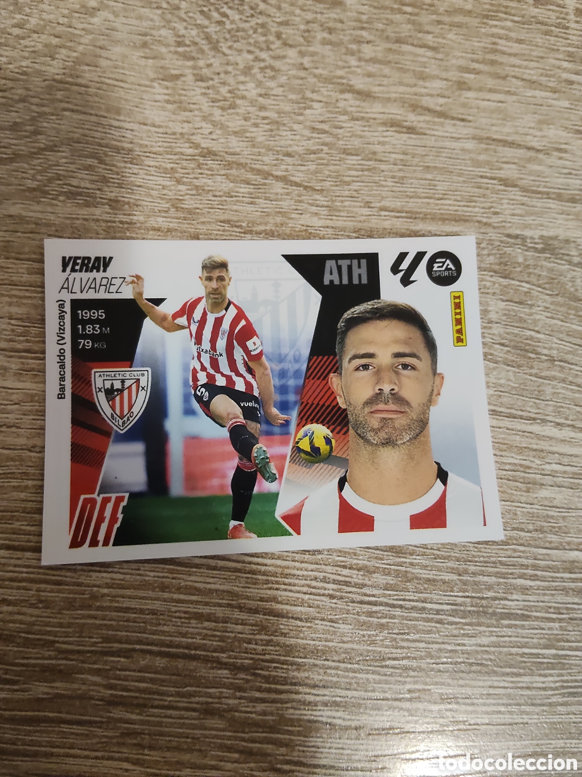 Cromos de F&uacute;tbol: Yeray Athletic de Bilbao liga 2025 2026 25 26 ediciones este