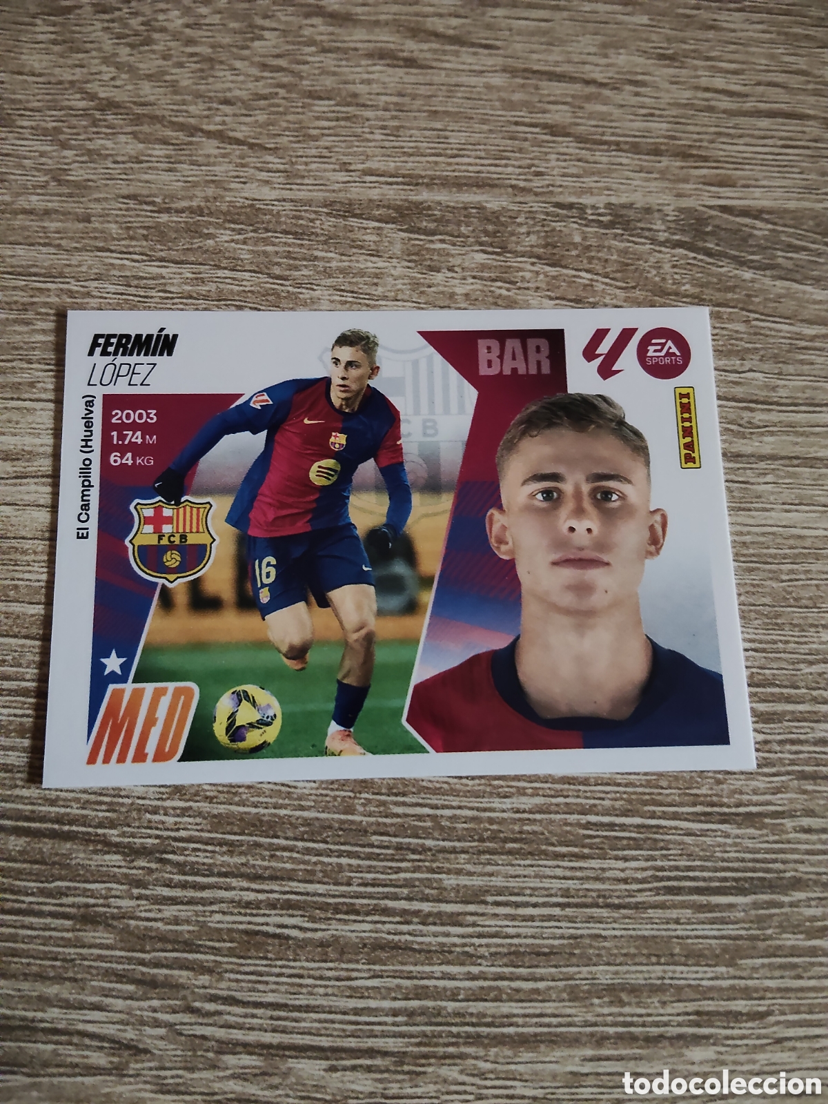 Cromos de Futebol: Ferm&iacute;n Barcelona liga 2025 2026 25 26 ediciones este