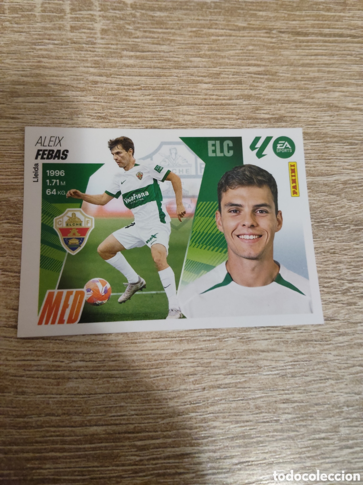 Cromos de F&uacute;tbol: Febas Elche liga 2025 2026 25 26 ediciones este
