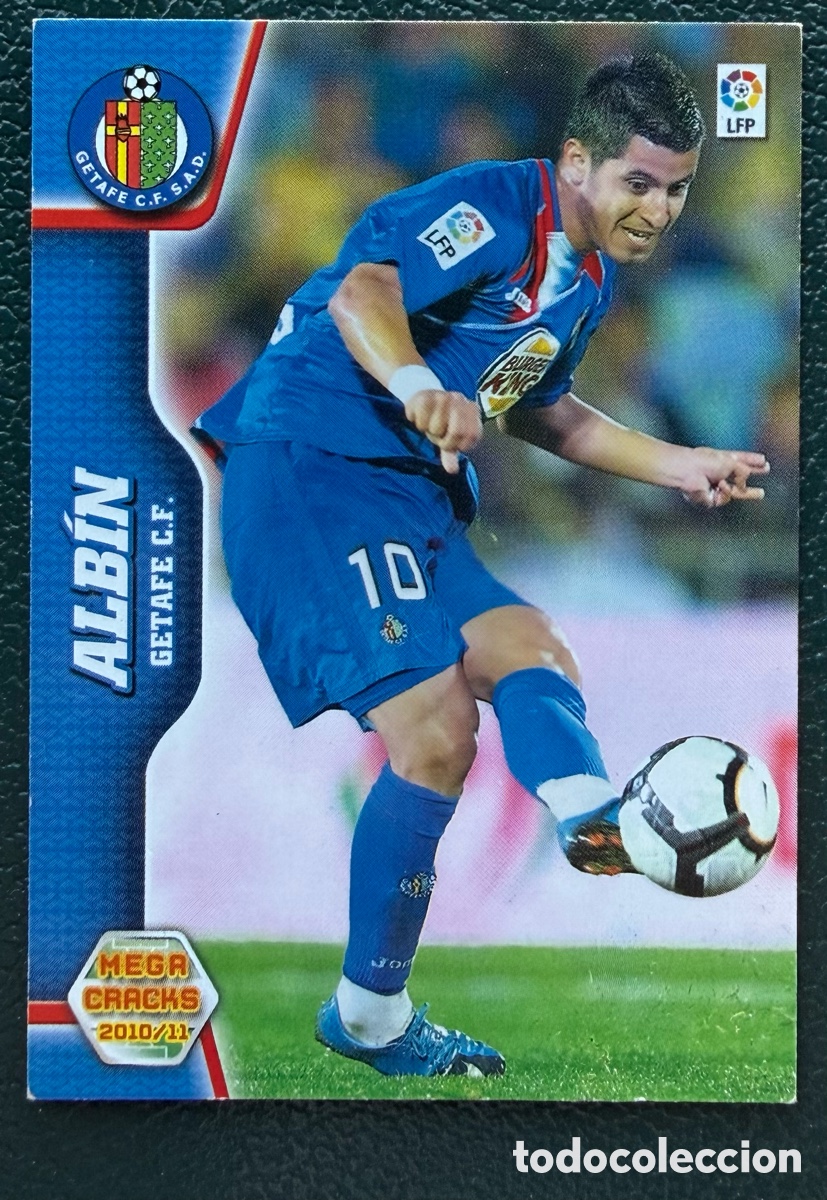 Fu&szlig;ball-Sticker: 124 ALBIN GETAFE CF FICHAS ALBUM MEGACRACKS 2010 2011 10 11