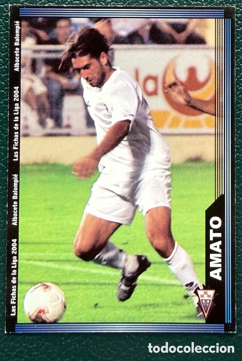 Cromos de F&uacute;tbol: 532 AMATO ALBACETE FICHAS ALBUM MUNDICROMO 2003 2004 03 04