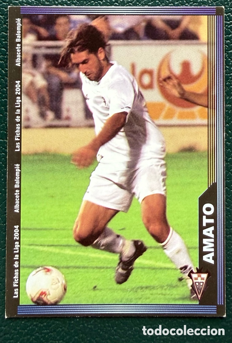 Cromos de F&uacute;tbol: 532 AMATO ALBACETE FICHAS ALBUM MUNDICROMO 2003 2004 03 04
