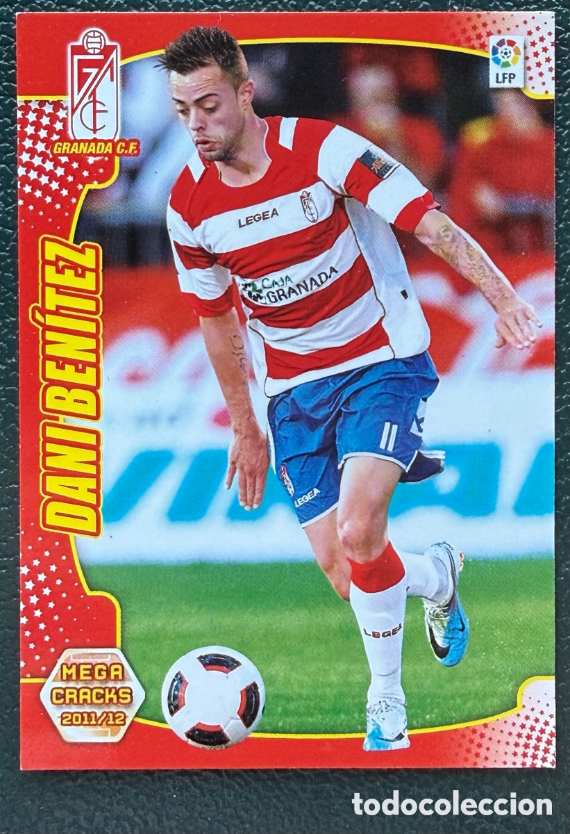 Fu&szlig;ball-Sticker: 126 DANI BENITEZ GRANADA CF FICHAS ALBUM MEGACRACKS 2011 2012 11 12
