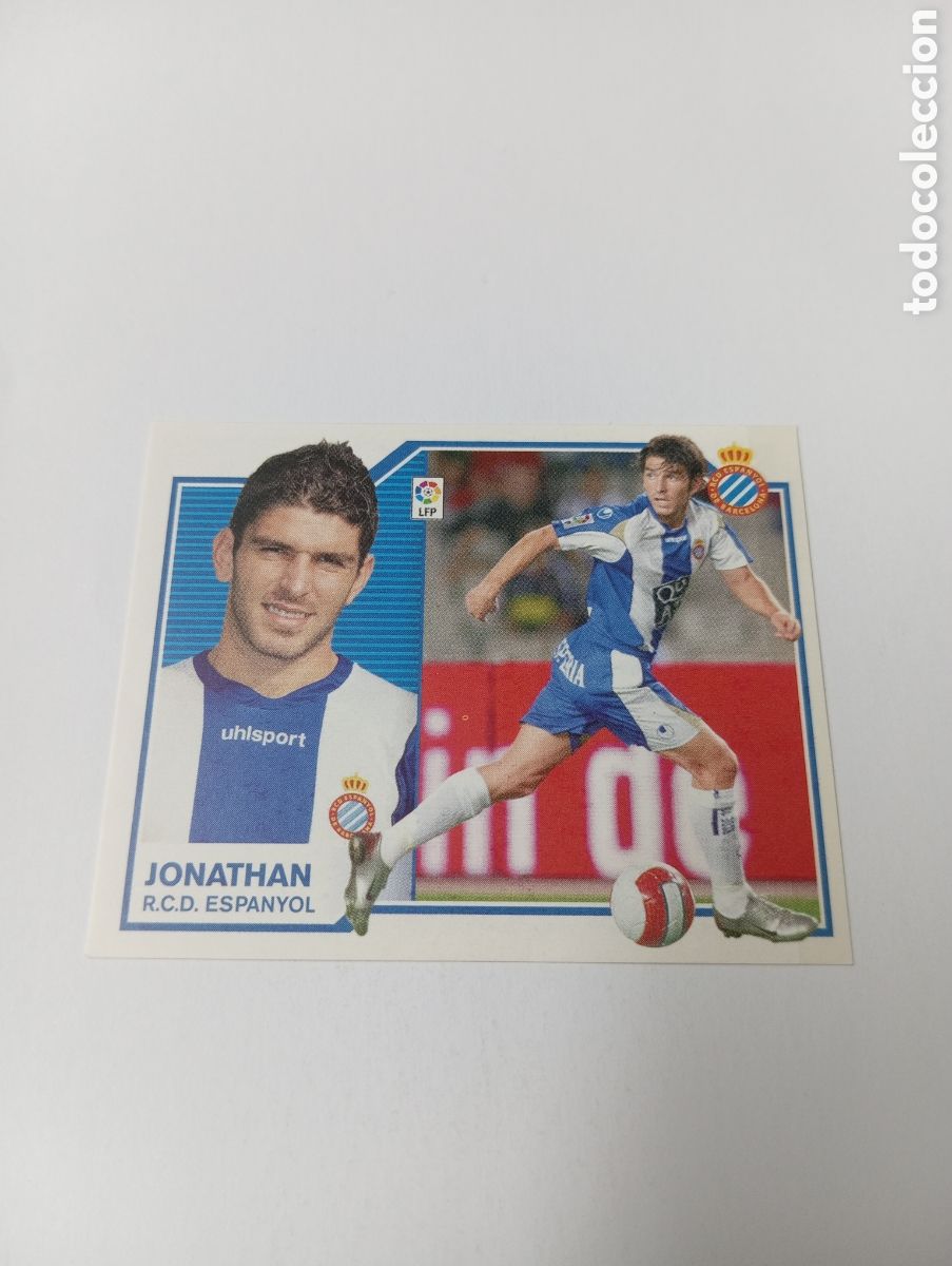 Football Stickers: JONATHAN Espanyol Espa&ntilde;ol Liga Este 2007 2008 PANINI 07 08