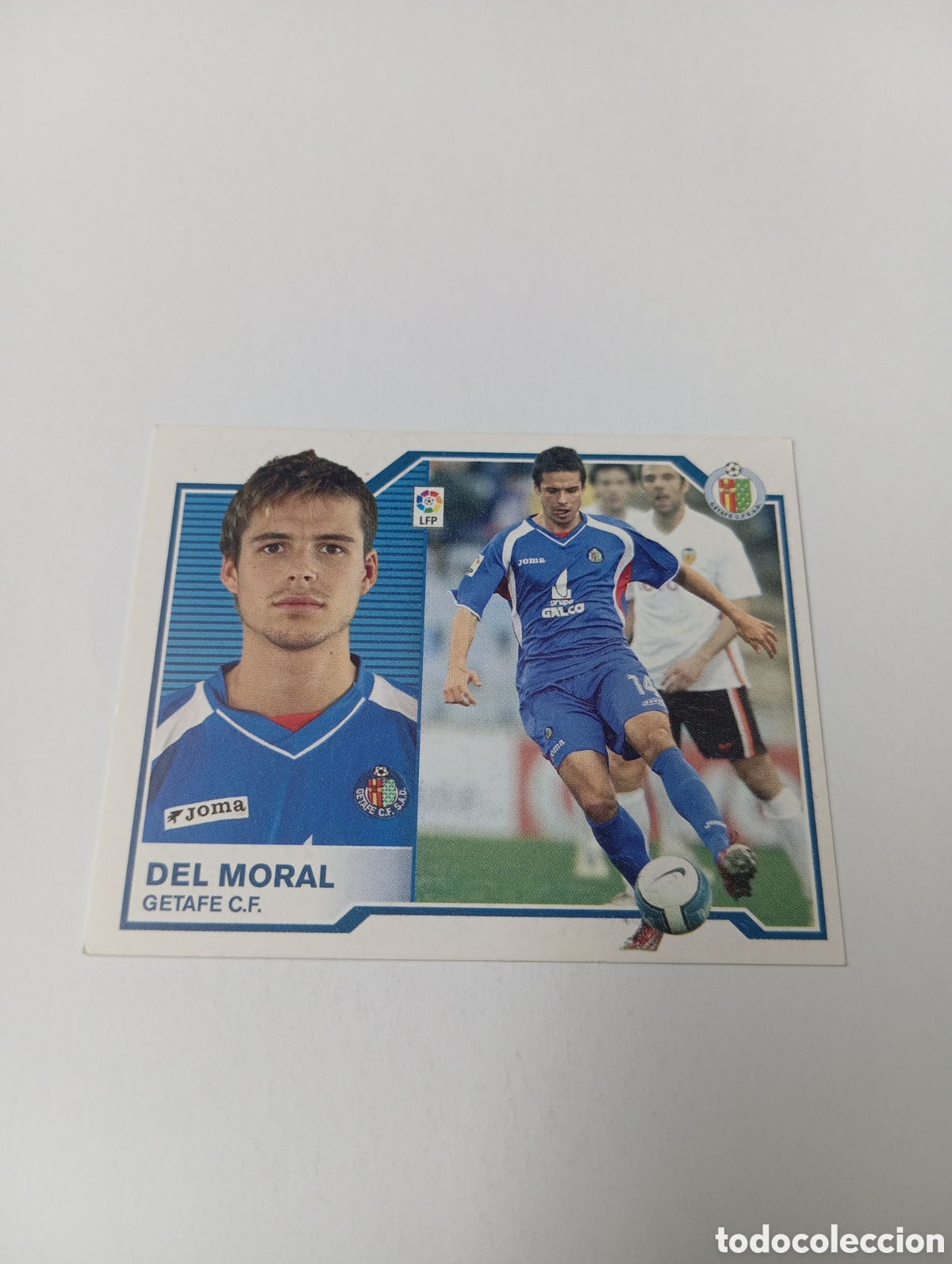 Figurine di Calcio: Del Moral Getafe Liga Este 2007 2008 PANINI 07 08