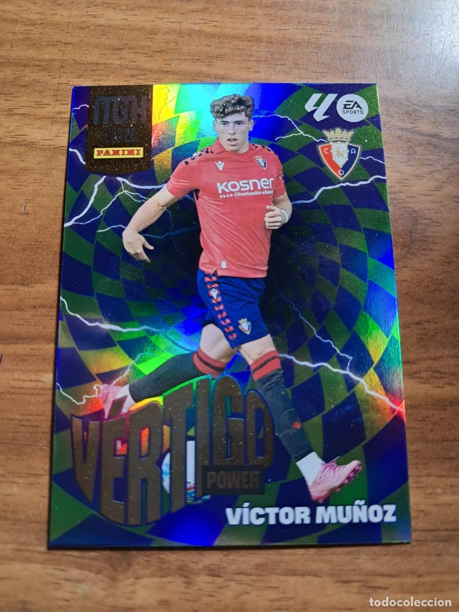 Figurine di Calcio: CARD MEGACRACKS TEMPORADA 25/26: V&Eacute;RTIGO POWER VICTOR MU&Ntilde;OZ, N&deg; P510