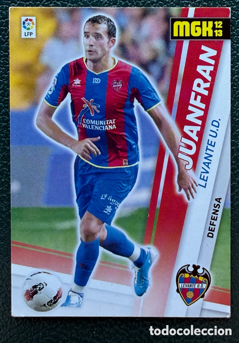 Cartes &agrave; collectionner de Football: 169 JUANFRAN LEVANTE U.D. FICHAS ALBUM MEGACRACKS 2012 2013 MGK PANINI 12 13