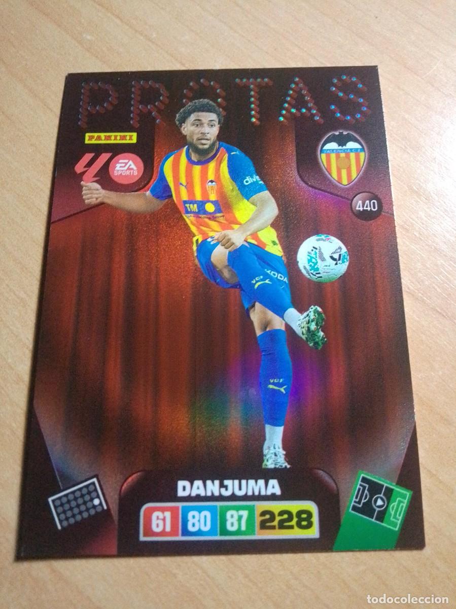 Fu&szlig;ball-Sticker: 440 DANJUMA PROTAS DEL VALENCIA 25 26 ADRENALYN XL 2025 2026