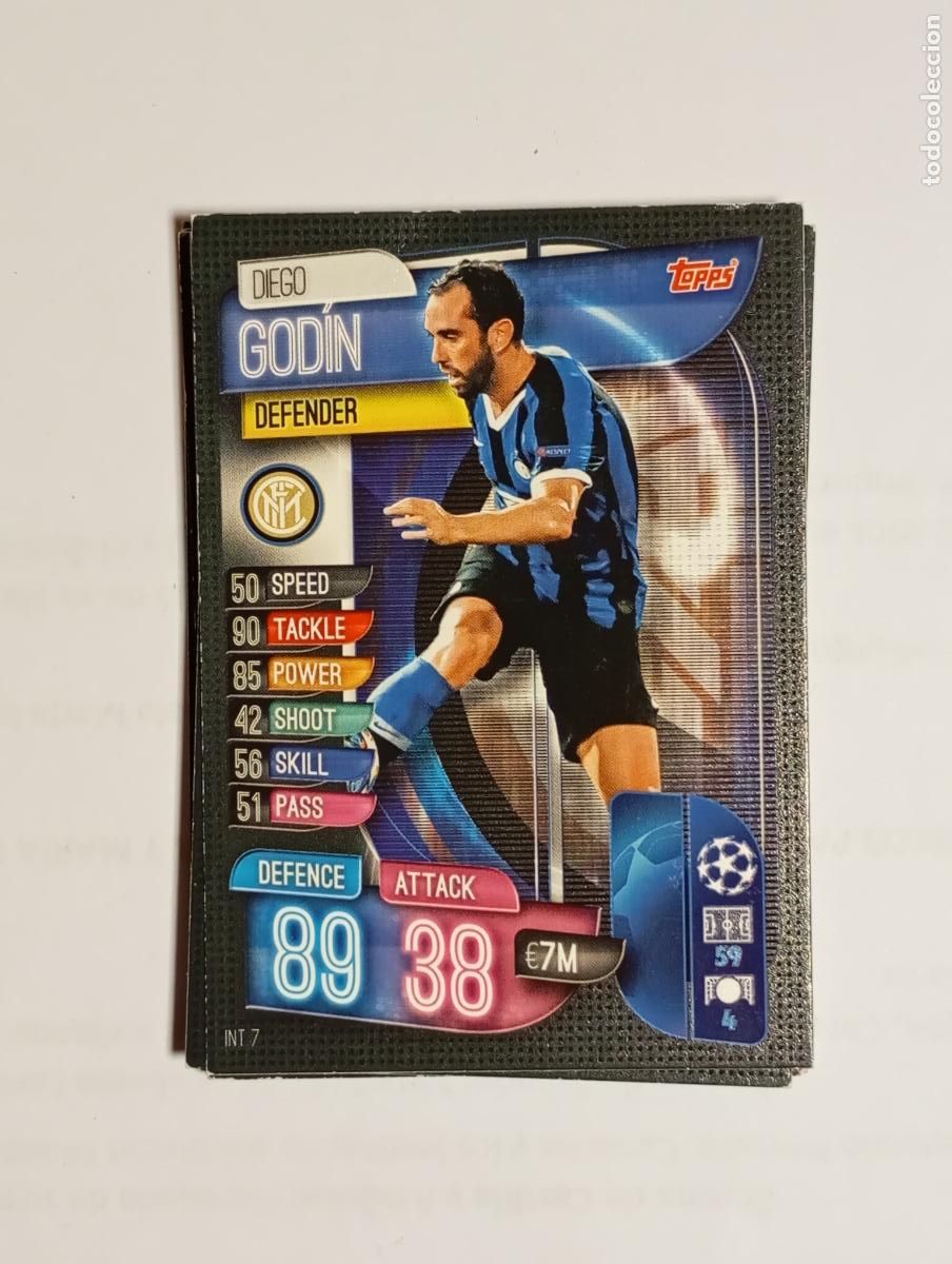 Cromos de F&uacute;tbol: CROMO TARJETA UEFA CHAMPIONS LEAGUE TOPPS. INTER DE MIL&Aacute;N. GOD&Iacute;N. TDKP26B