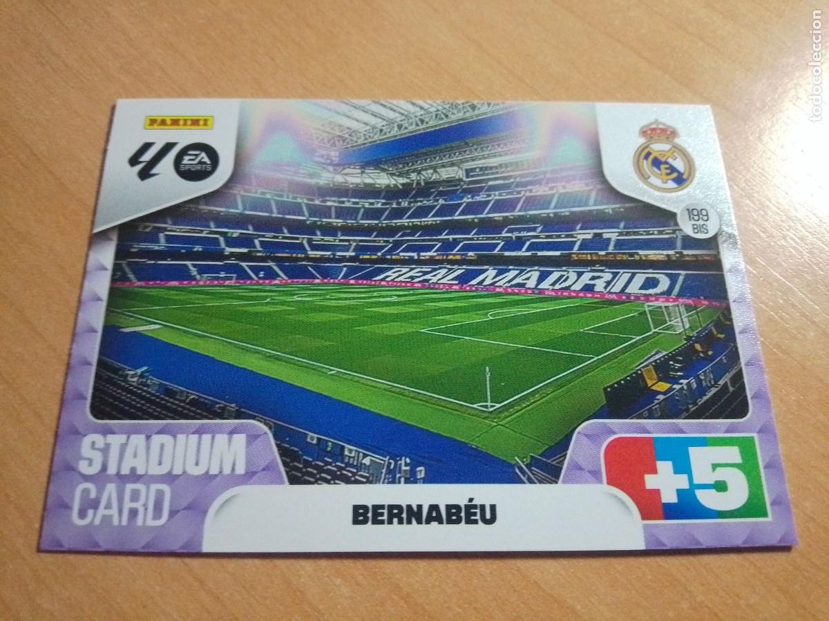 Cromos de F&uacute;tbol: 199 BIS BERNAB&Eacute;U ESTADIO DEL REAL MADRID 25 26 ADRENALYN XL 2025 2026