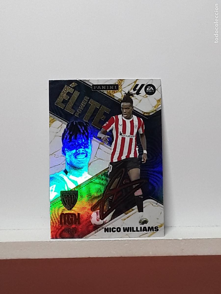 Cromos de Futebol: MEGACRACKS 2025 2026 MGK 25 26 ALBUM PANINI LIGA N P13 P 13 ATHLETIC POWER ELITE NICO WILLIAMS