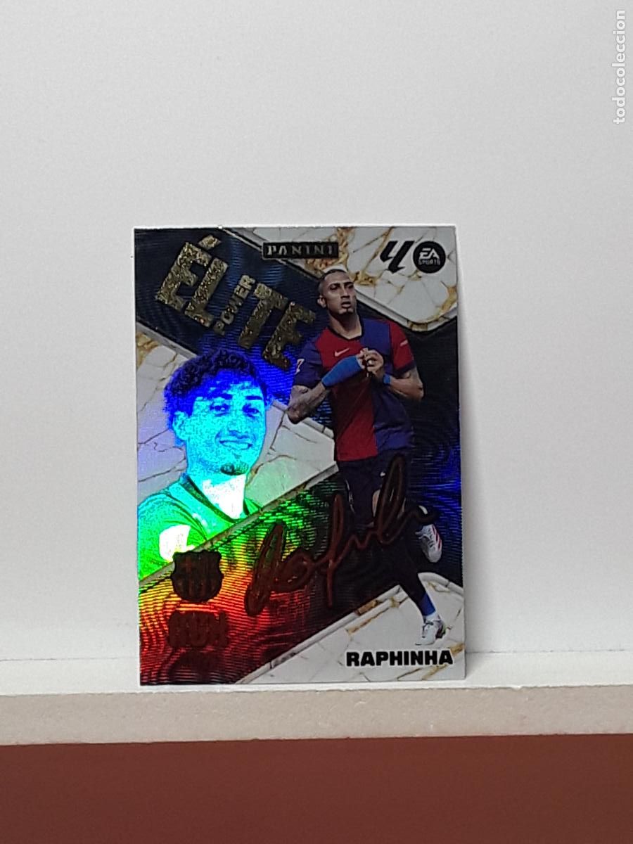 Fu&szlig;ball-Sticker: MEGACRACKS 2025 2026 MGK 25 26 ALBUM PANINI LIGA N P16 P 16 BARCELONA POWER ELITE RAPHINHA