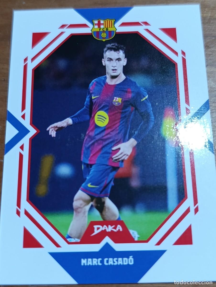 Fu&szlig;ball-Sticker: DAKA. COLECCION DE CARDS. MARC CASADO. FCB-11-A. FC BARCELONA. 2025