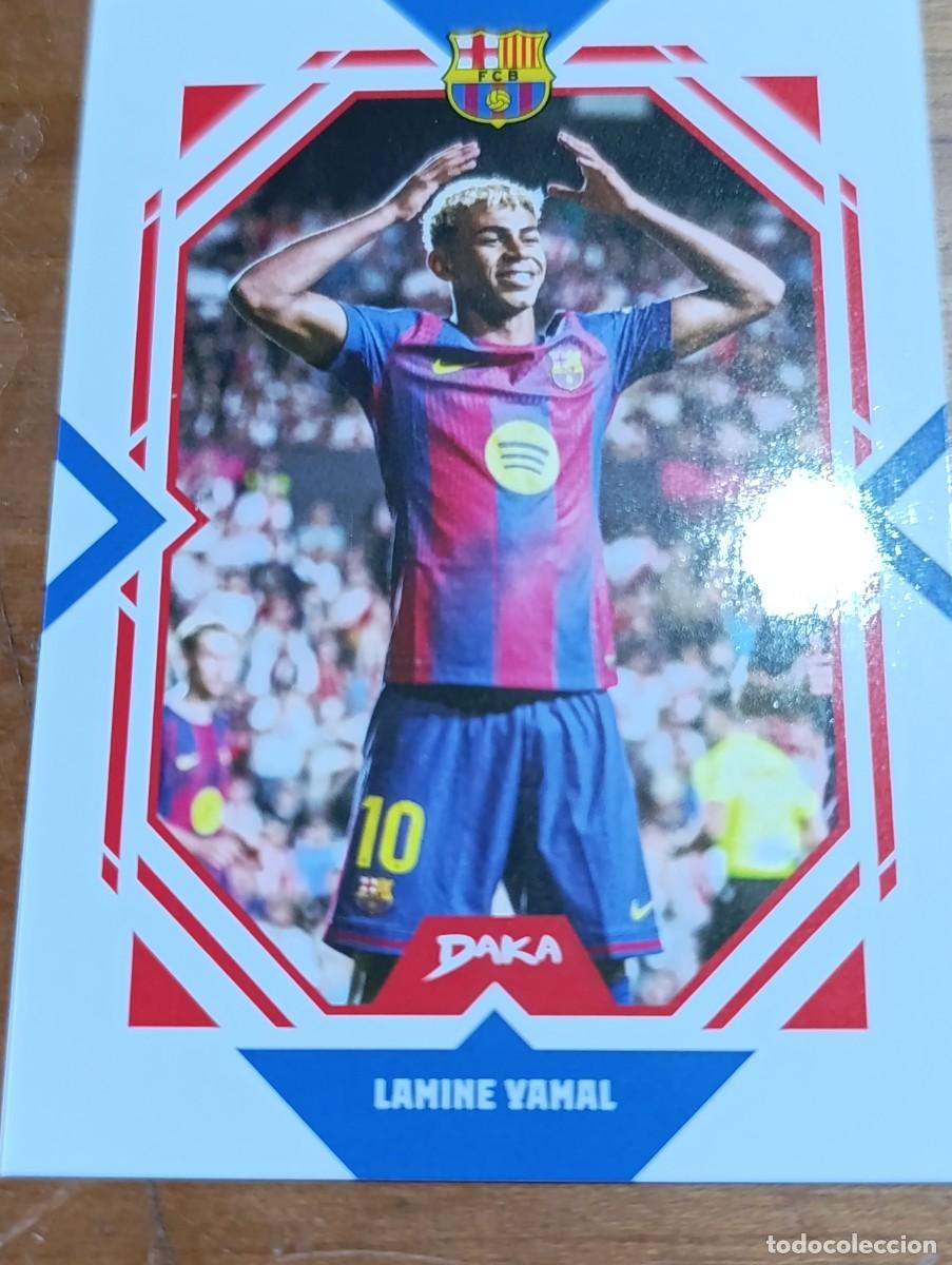 Cromos de F&uacute;tbol: DAKA. COLECCION DE CARDS. LAMINE YAMAL. FCB-5-A. FC BARCELONA. 2025