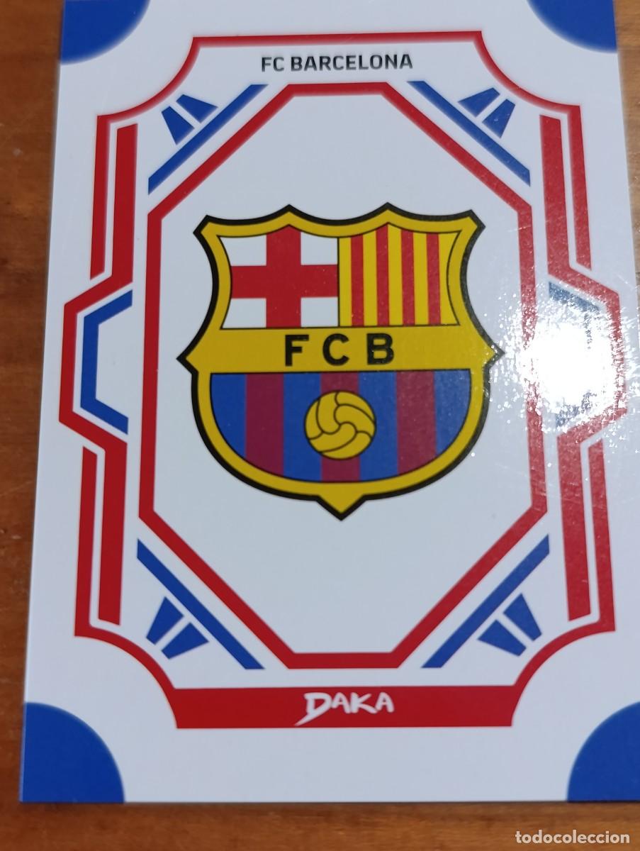 Football Stickers: DAKA. COLECCION DE CARDS. ESCUDO FC BARCELONA. FCB-32-B. FC BARCELONA. 2025