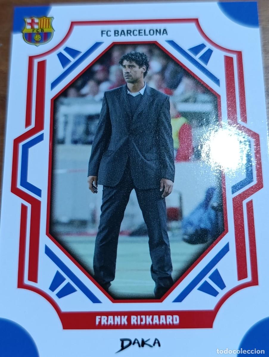 Football Stickers: DAKA. COLECCION DE CARDS. FRANK RIJKAARD. FCB-30-B. FC BARCELONA. 2025