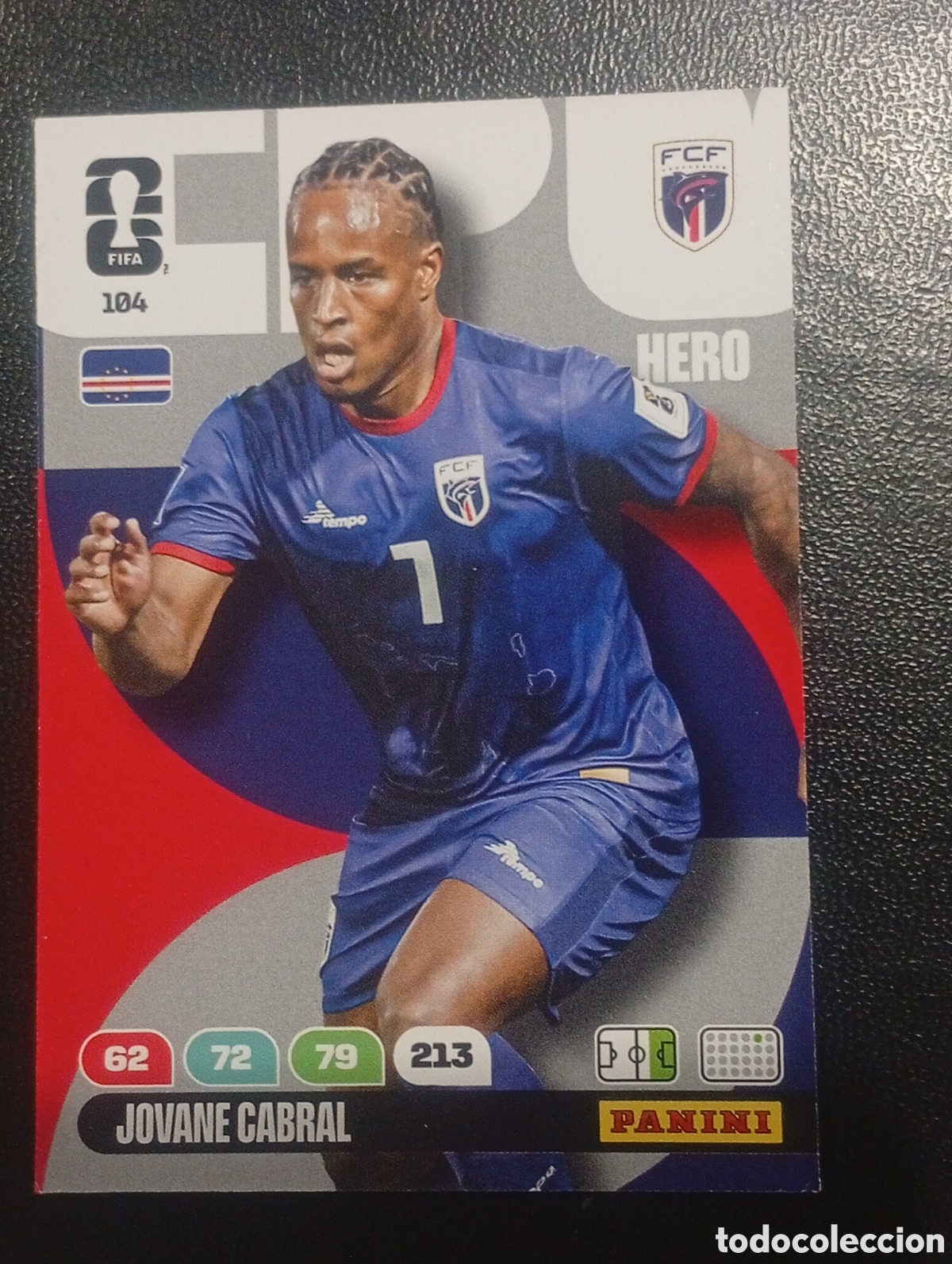 Cromos de F&uacute;tbol: 104 CABRAL CABO VERDE PANINI ADRENALYN XL MUNDIAL WORLD CUP 2026 CROMOS CARD TOPPS USA MEXICO CANAD&Aacute;