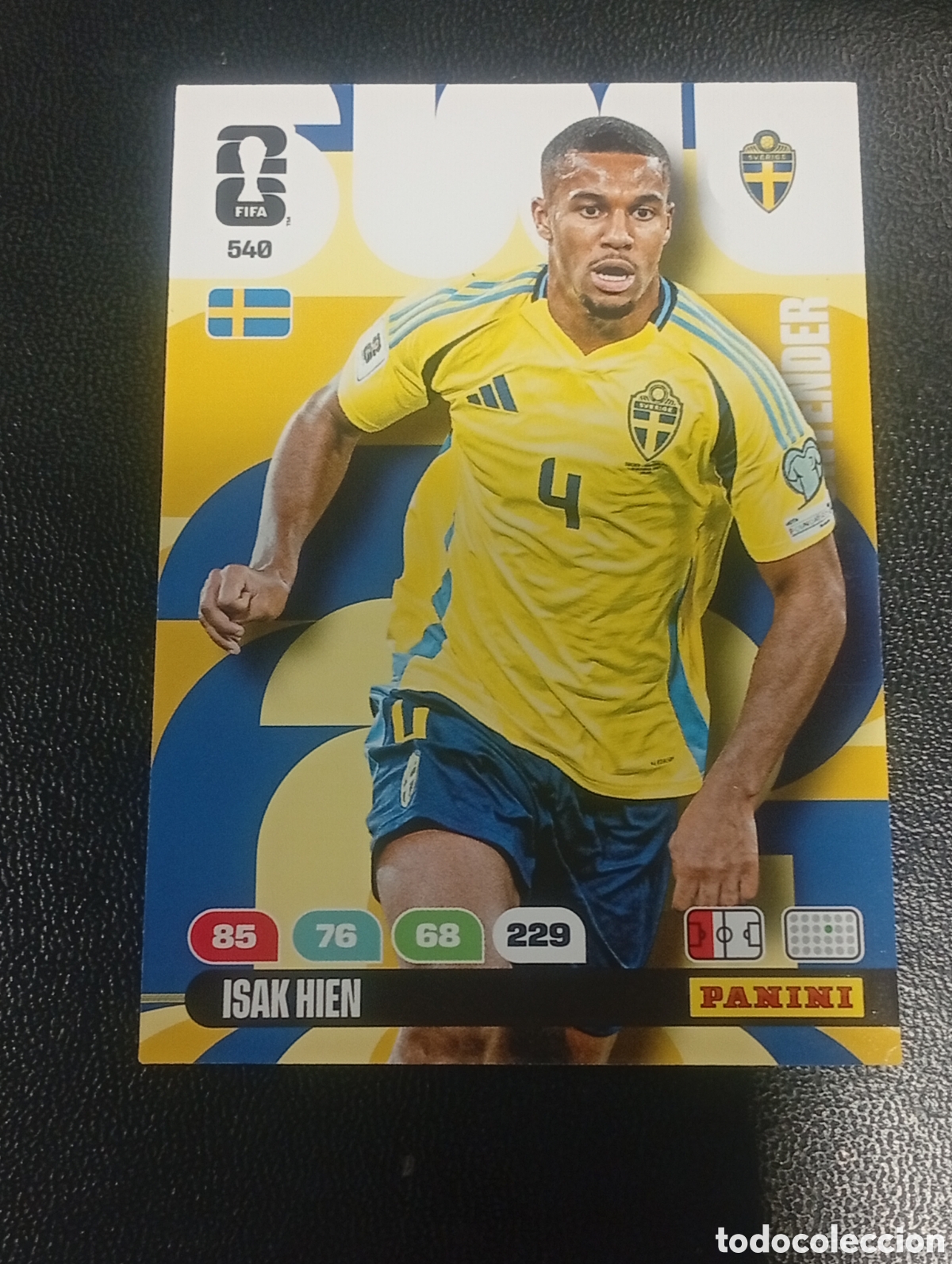 Fu&szlig;ball-Sticker: 540 ISAK HIEN SUECIA PANINI ADRENALYN XL MUNDIAL WORLD CUP 2026 CROMOS CARDS TOPPS USA MEXICO