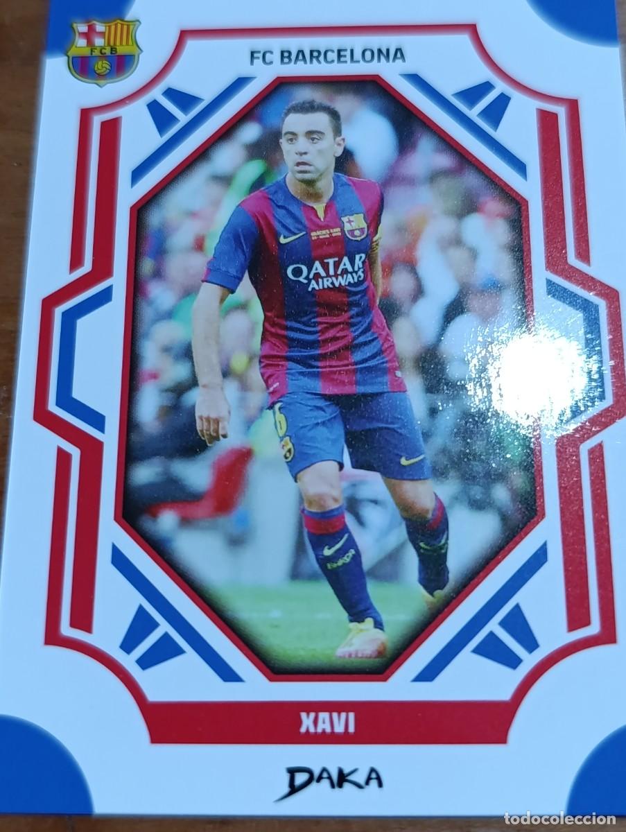 Cromos de f&uacute;tbol: DAKA. COLECCION DE CARDS. XAVI. FCB-29-B. FC BARCELONA. 2025