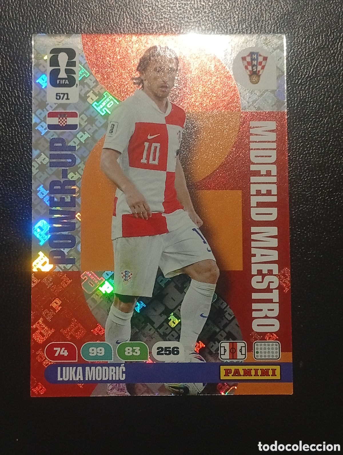Cromos de F&uacute;tbol: 571 power up MODRIC CROACIA ADRENALYN XL MUNDIAL WORLD CUP 2026 CROMO CARD TOPPS USA MEXICO