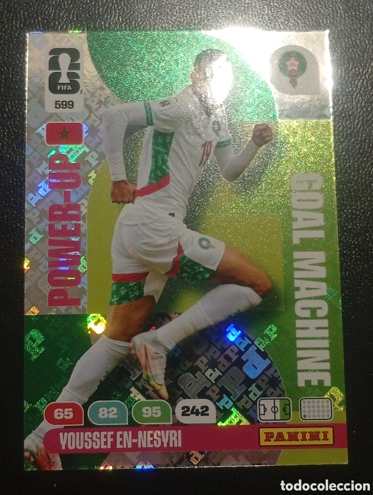 Cromos de F&uacute;tbol: 599 power up Nesyri SAUDI ADRENALYN XL MUNDIAL WORLD CUP 2026 CROMO CARD TOPPS USA MEXICO