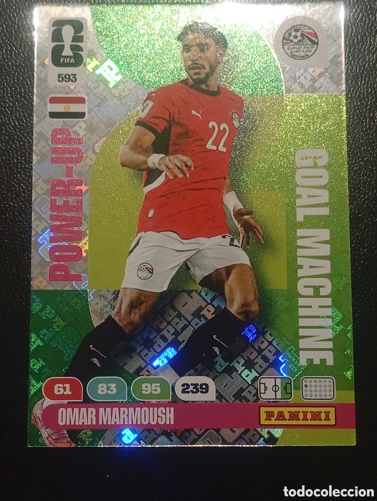 Cromos de F&uacute;tbol: 593 power up MARMOUSH EGIPTO ADRENALYN XL MUNDIAL WORLD CUP 2026 CROMO CARD TOPPS USA MEXICO