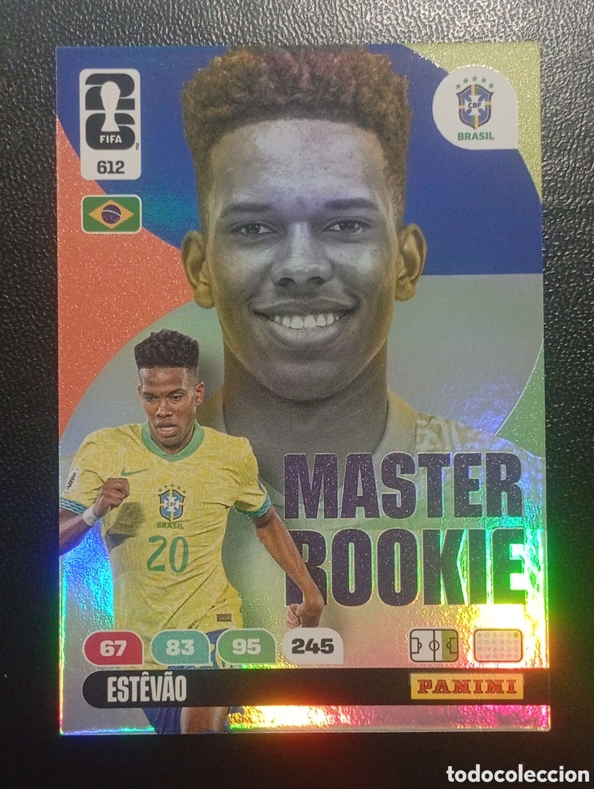 Cromos de F&uacute;tbol: 612 m&aacute;ster rookie ESTEVAO BRASIL PANINI ADRENALYN XL MUNDIAL WORLD CUP 2026 CROMOS CARDS TOPPS USA