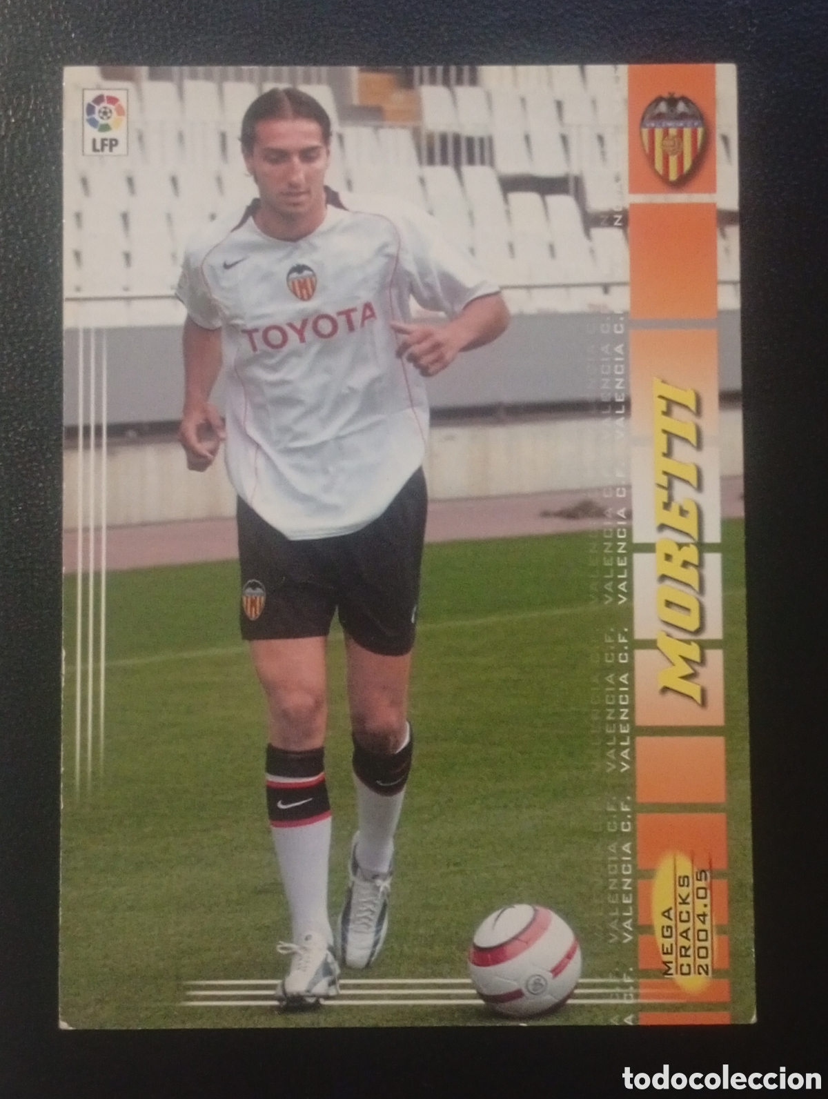 Cromos de F&uacute;tbol: 314 bis MORETTI VALENCIA MEGACRACKS 2004 2005 04 05 PANINI CROMOS CARDS NUEVA FICHA 314bis