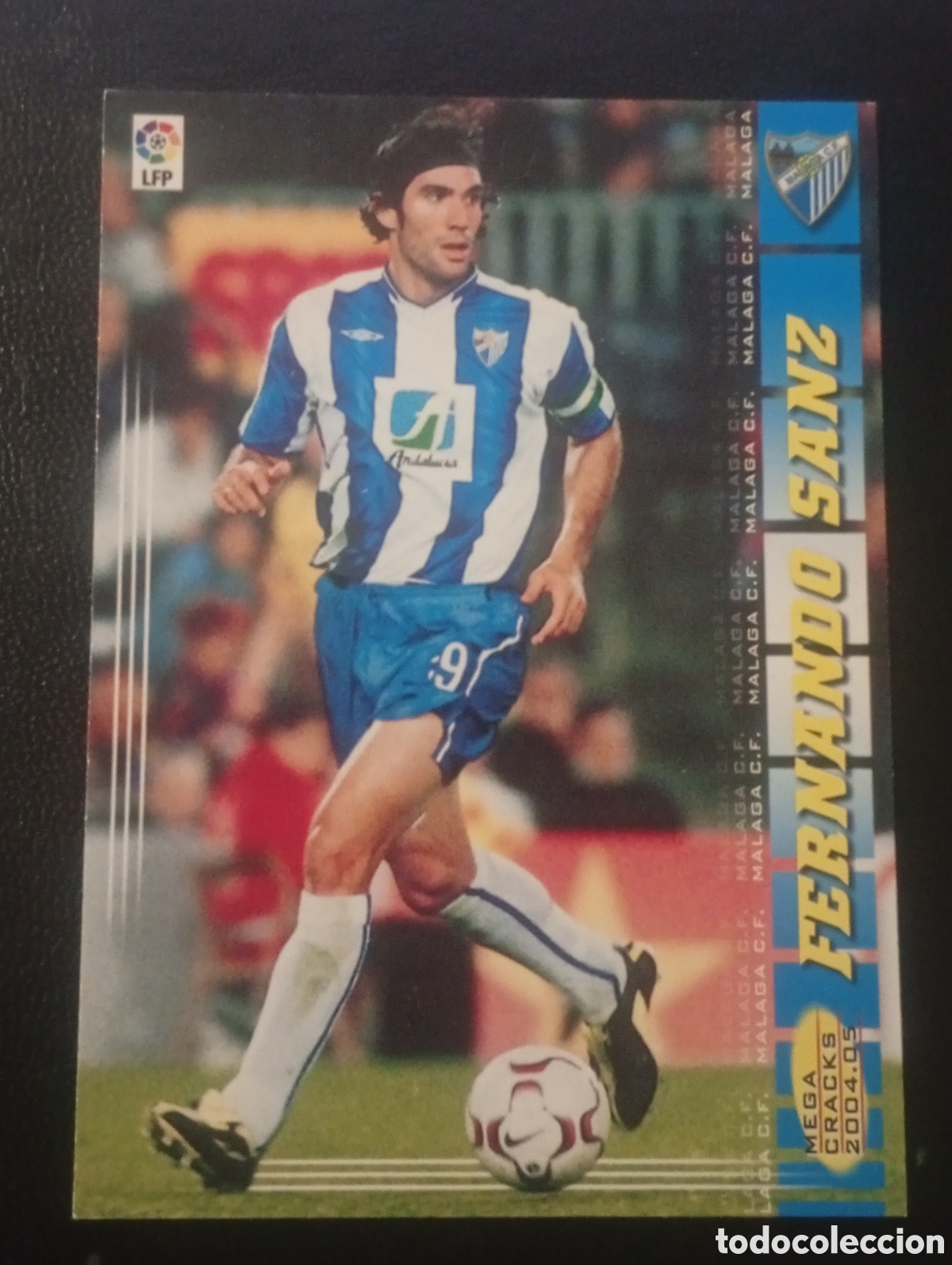 Cromos de F&uacute;tbol: 185 FERNANDO SANZ MALAGA MEGACRACKS 2004 2005 04 05 PANINI CROMOS CARDS MUNDICROMO