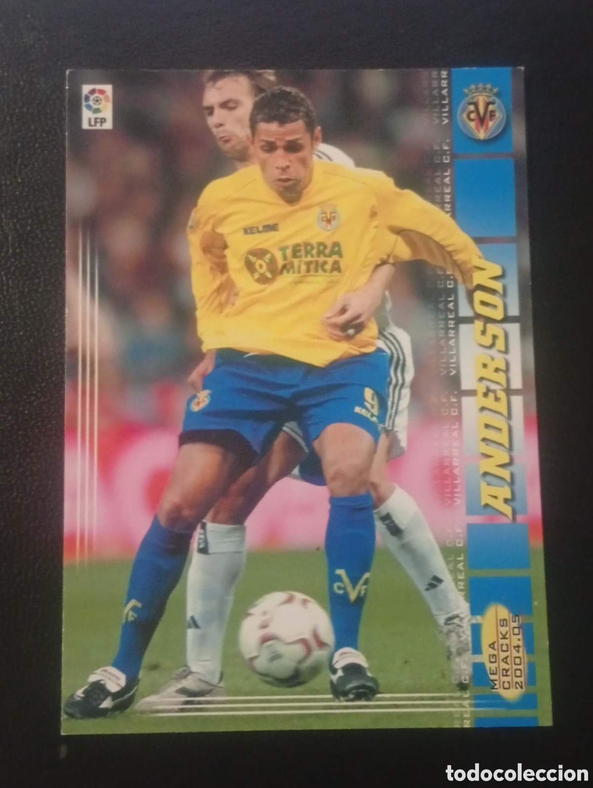 Cromos de F&uacute;tbol: 341 ANDERSON VILLARREAL MEGACRACKS 2004 2005 4 5 CROMOS CARDS PANINI SPORTS MUNDICROMO