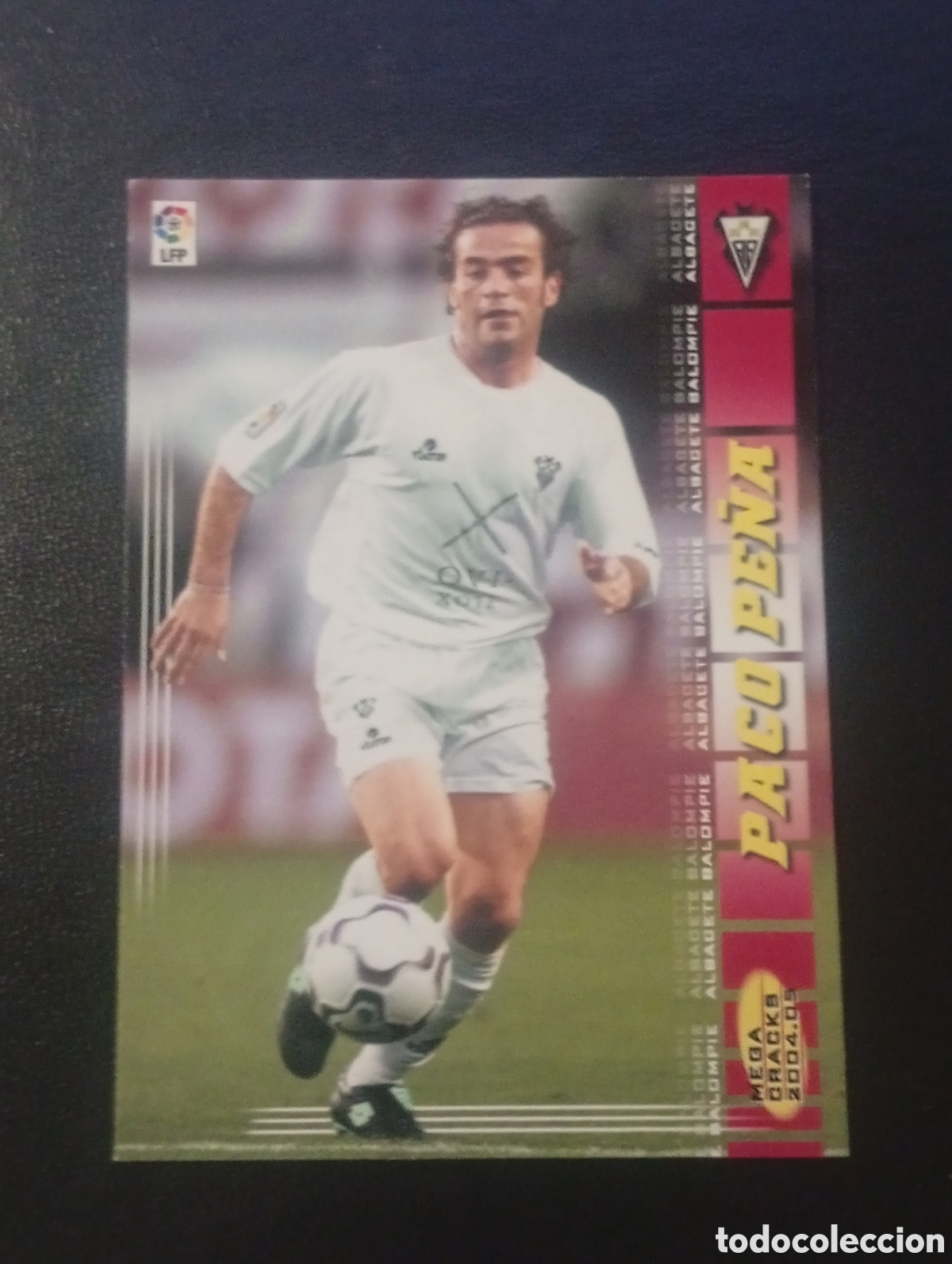 Figurine di Calcio: 8 Paco Pe&ntilde;a ALBACETE ALBACETE MEGACRACKS 2004 2005 4 5 CROMOS CARDS PANINI SPORTS MUNDICROMO