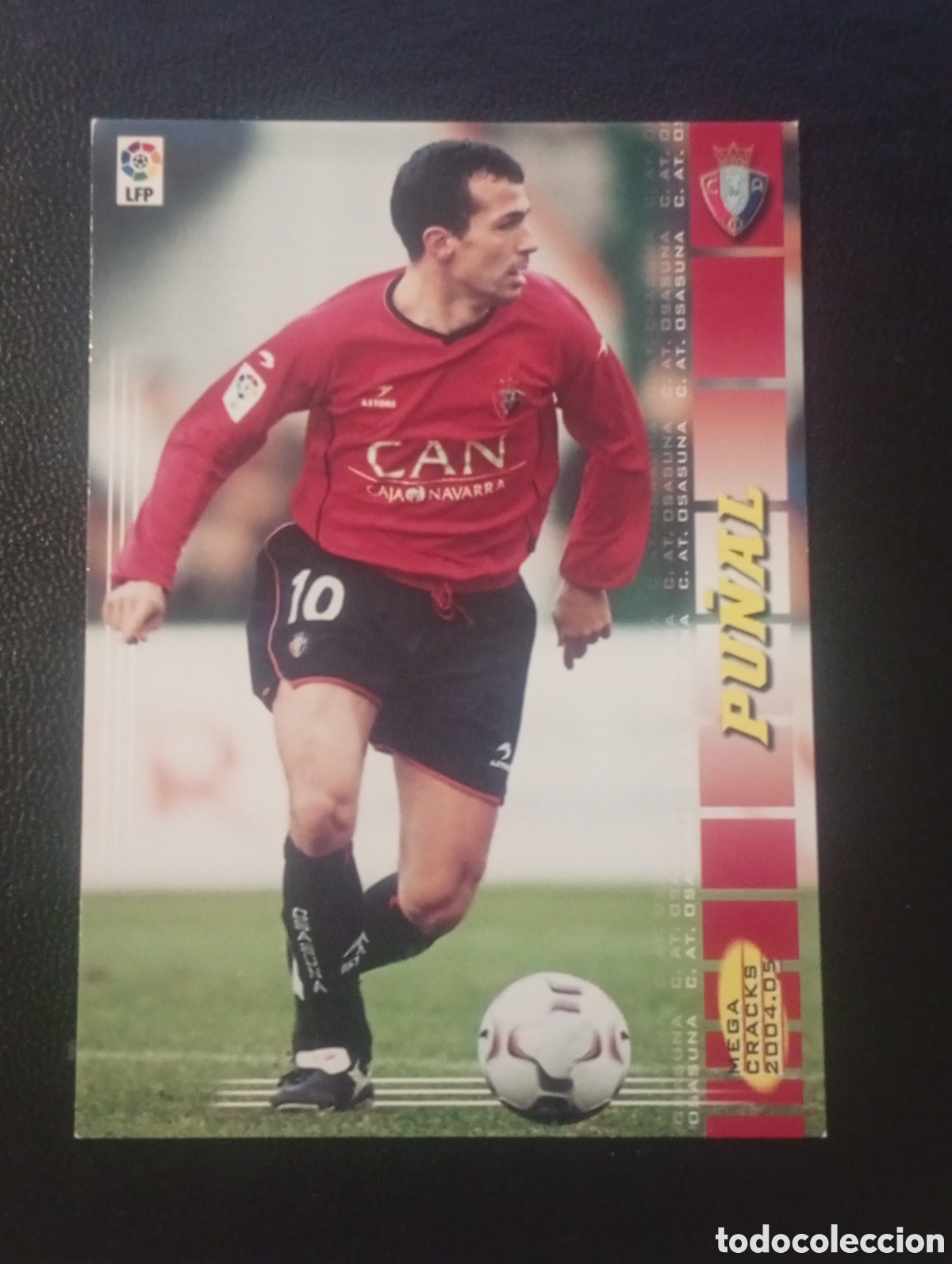 Cromos de F&uacute;tbol: 243 PU&Ntilde;AL Osasuna MEGACRACKS 2004 2005 4 5 CROMOS CARDS PANINI SPORTS MUNDICROMO