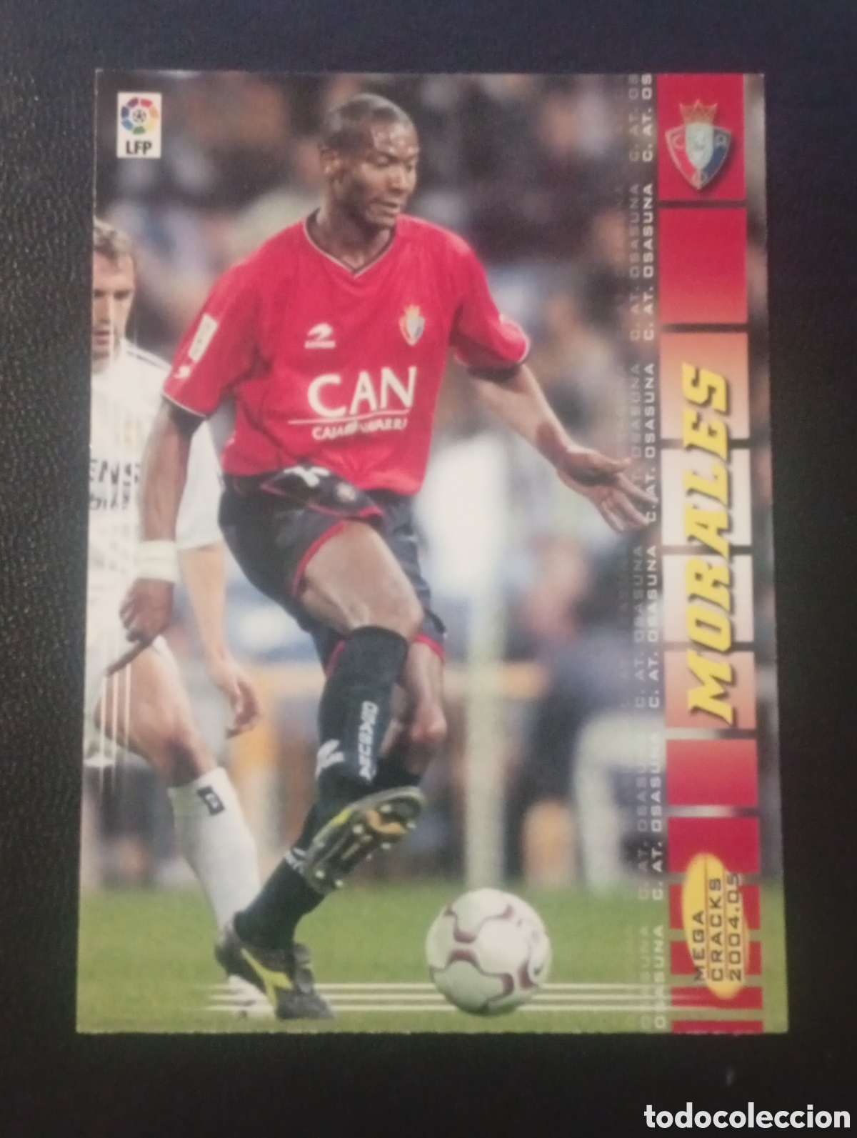 Cromos de F&uacute;tbol: 252 MORALES Osasuna MEGACRACKS 2004 2005 4 5 CROMOS CARDS PANINI SPORTS MUNDICROMO