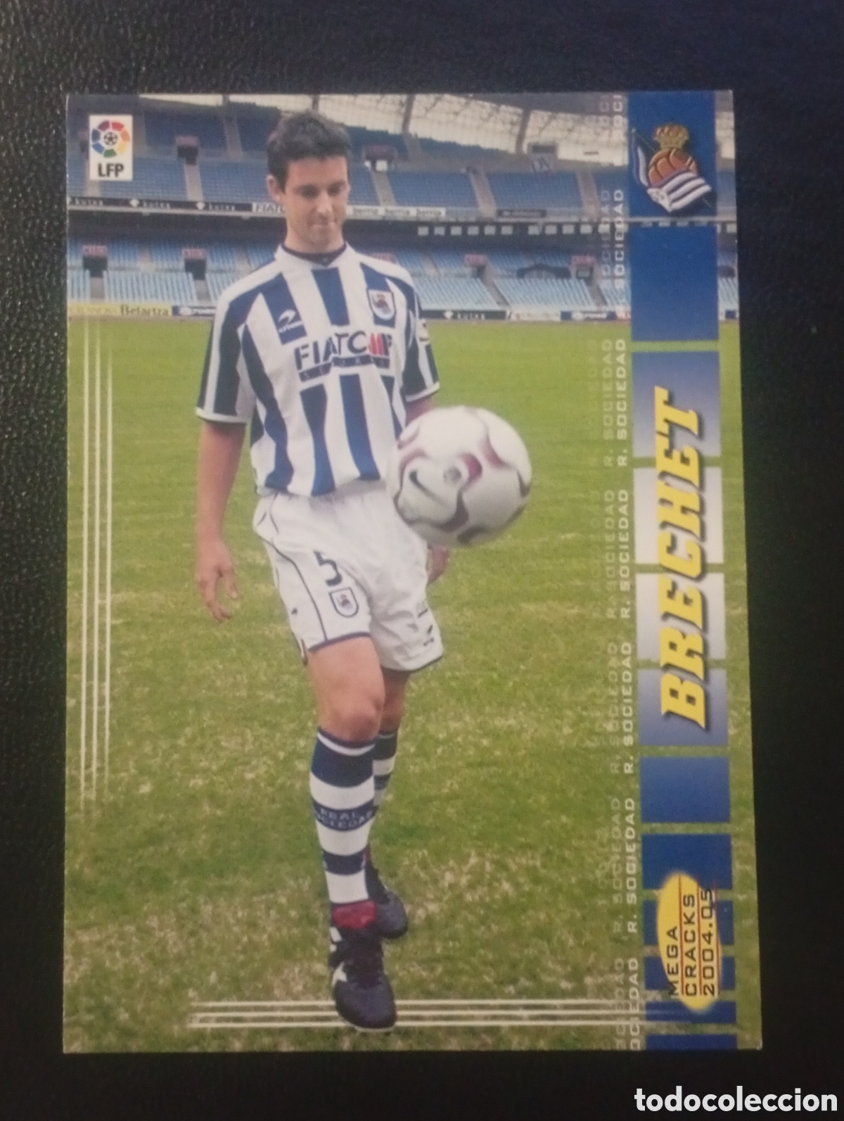 Cromos de F&uacute;tbol: 295 BRECHET REAL SOCIEDAD MEGACRACKS 2004 2005 4 5 CROMOS CARDS PANINI SPORTS MUNDICROMO