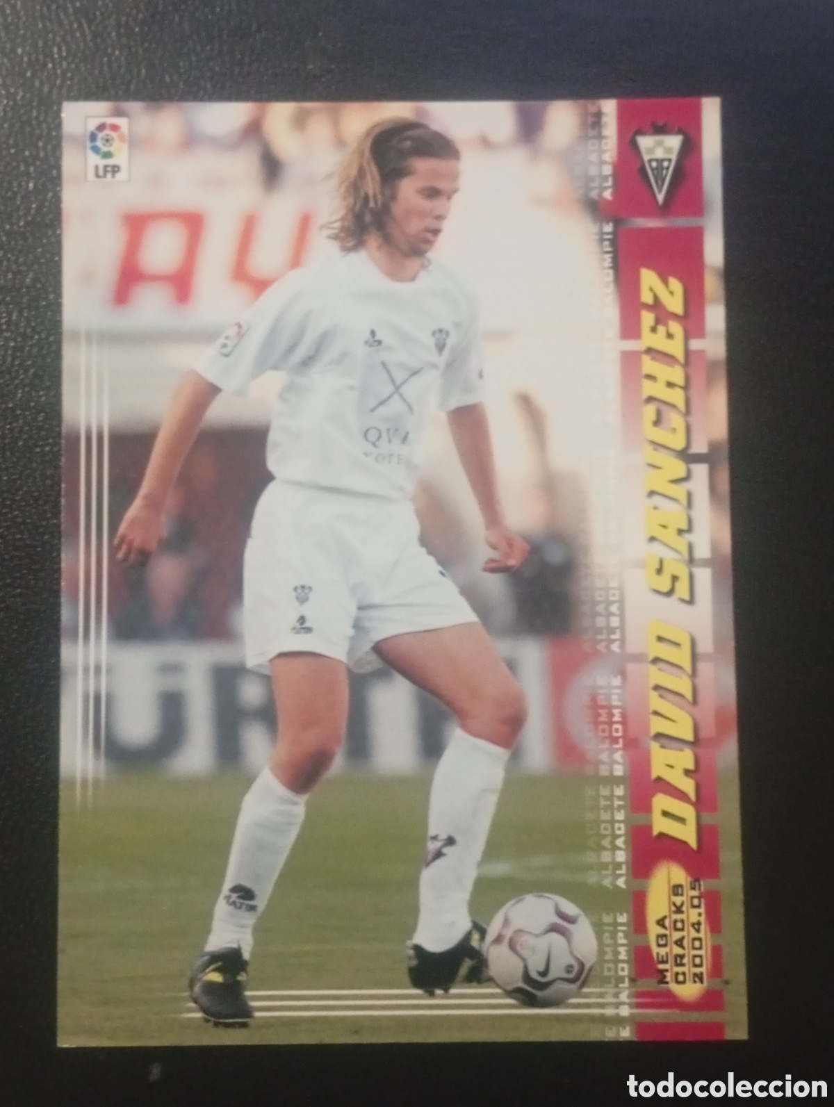 Cromos de F&uacute;tbol: 13 DAVID SANCHEZ ALBACETE MEGACRACKS 2004 2005 4 5 CROMOS CARDS PANINI SPORTS MUNDICROMO