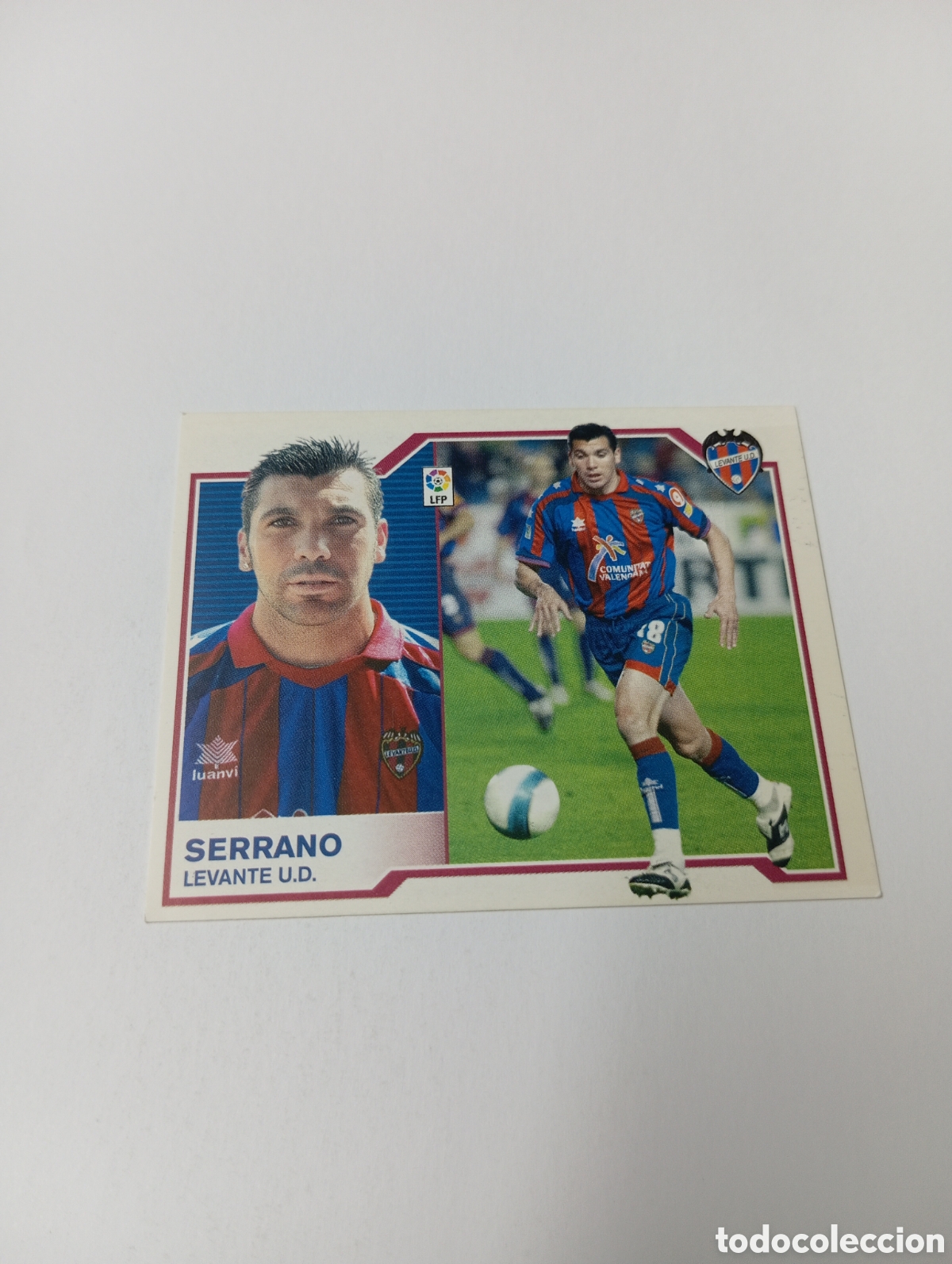 Cromos de F&uacute;tbol: SERRANO Levante Liga Este 2007 2008 PANINI 07 08