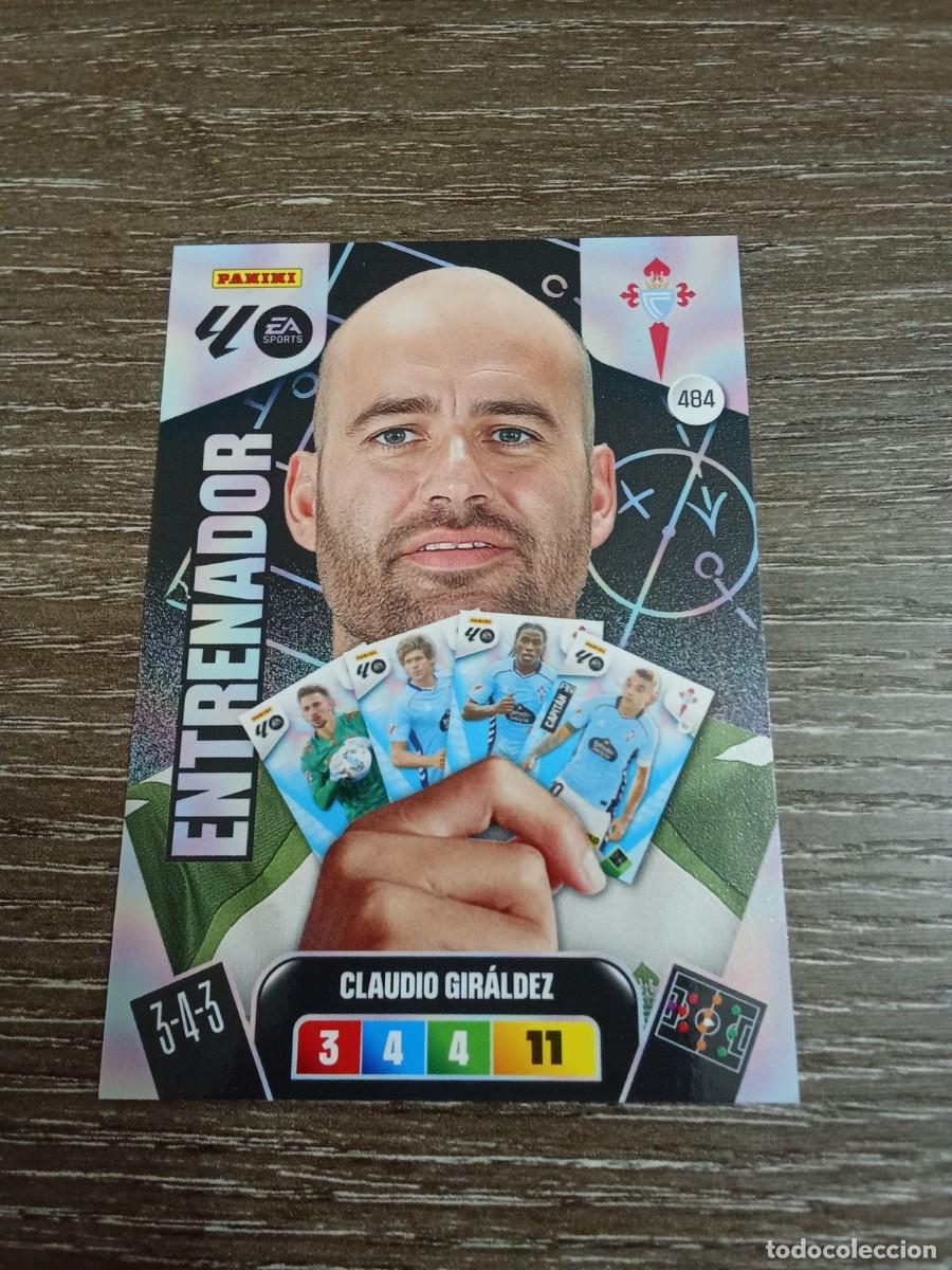 Cromos de f&uacute;tbol: 484 Claudio giraldez entrenador celta ADRENALYN 2025-26
