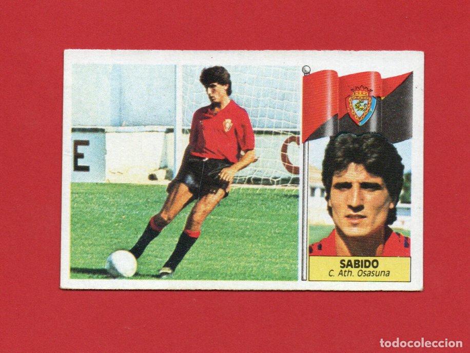 Cromos de F&uacute;tbol: ESTE 86 87 SABIDO COLOCA DEL ATHLETICO OSASUNA NUEVO SIN PEGAR ESTE 1986 1987