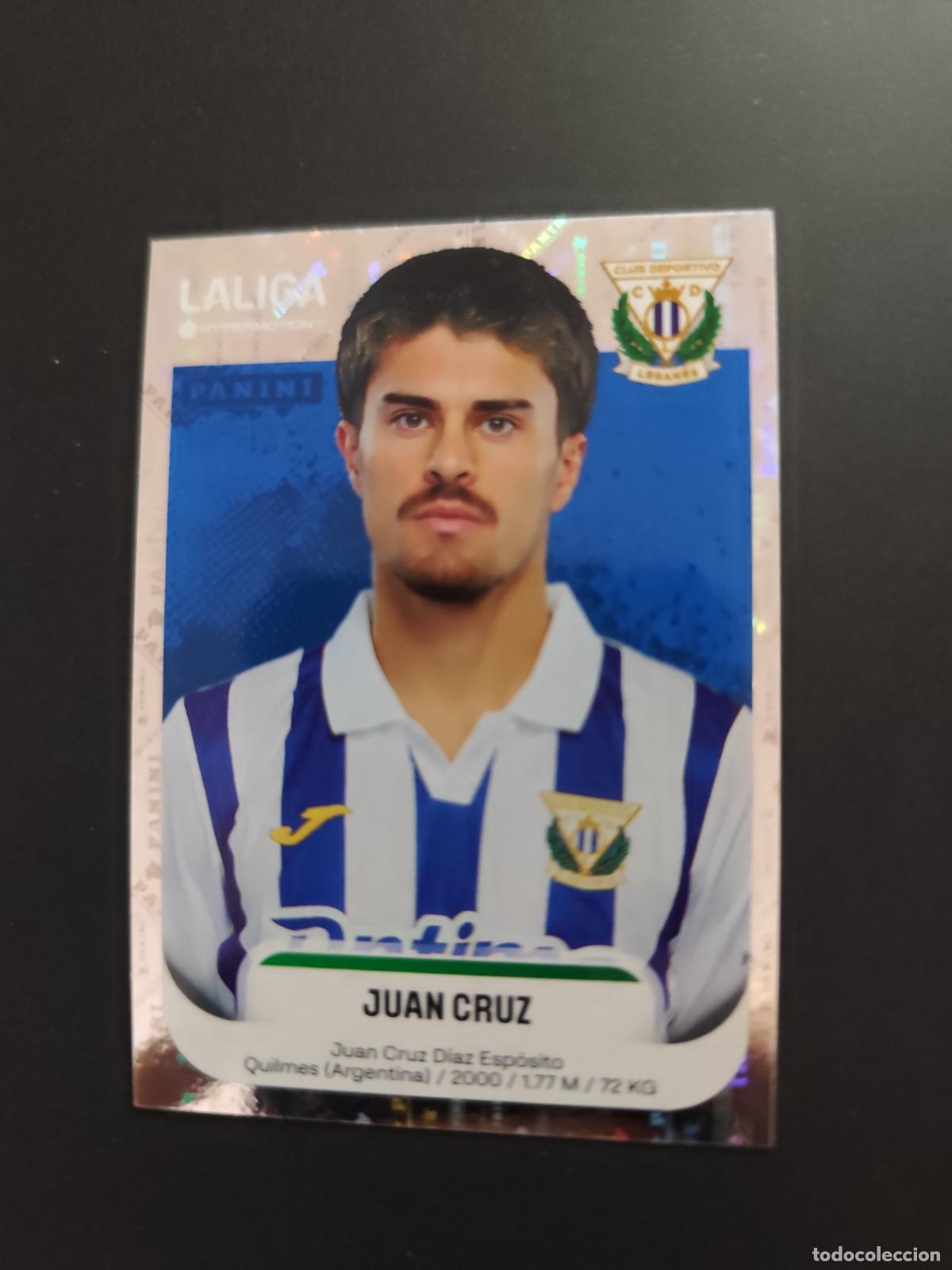 Cromos de F&uacute;tbol: 282 JUAN CRUZ LEGAN&Eacute;S SEGUNDA 2&ordf; DIVISI&Oacute;N LIGA HYPERMOTION 2025 2026 25 26 PEDIDO M&Iacute;NIMO 2&euro;