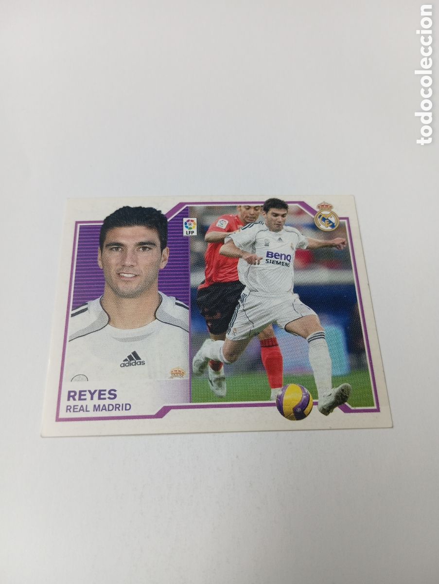 Figurine di Calcio: REYES Real Madrid Liga Este 2007 2008 PANINI 07 08