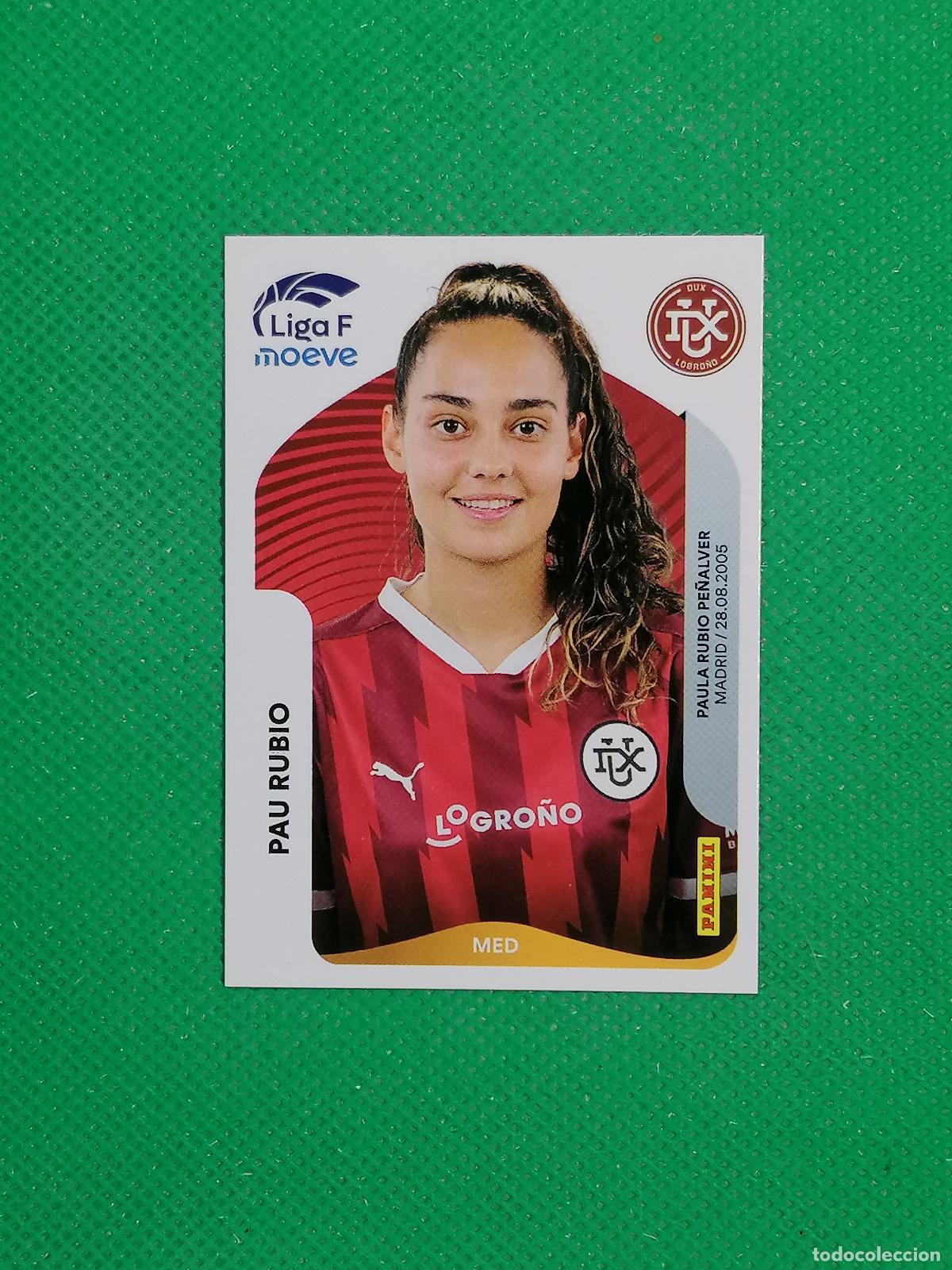 Figurine di Calcio: 155 A 155A PAU RUBIO DUX LOGRO&Ntilde;O ⚽ PANINI LIGA FEMENINA F MOEVE 25 26 2025 2026 ⚽